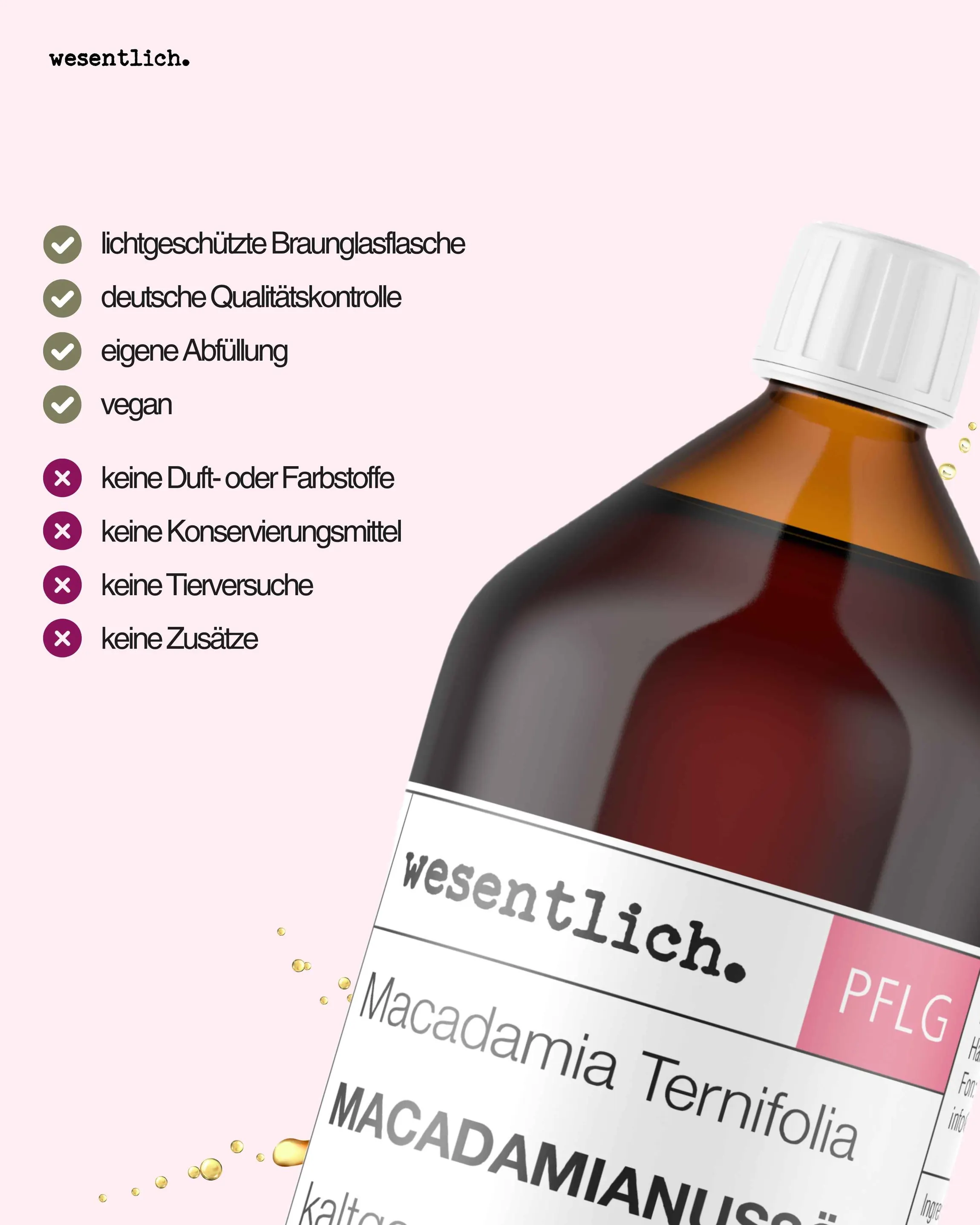 Macadamianussöl 1000ml