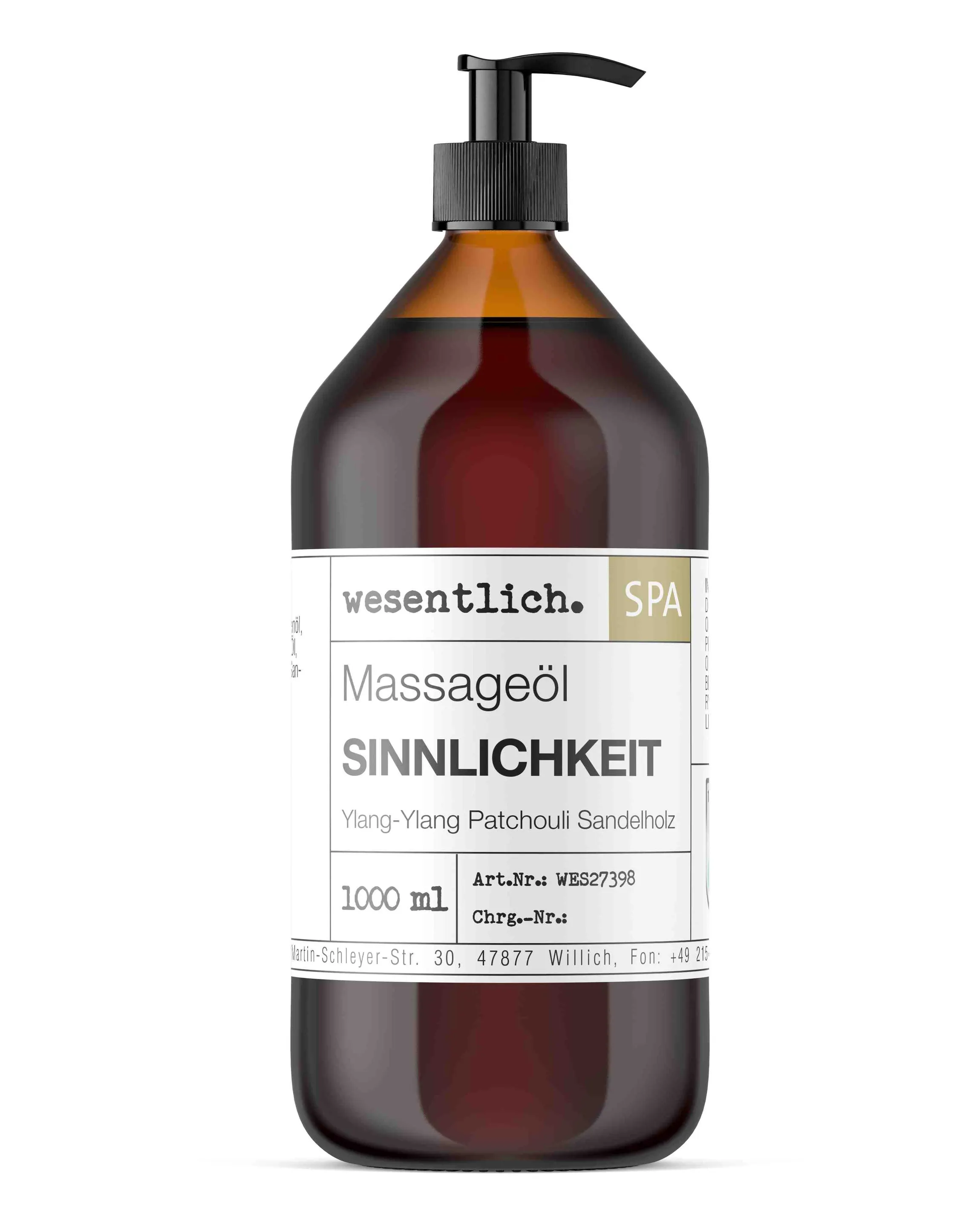 Massageöl "Sinnlichkeit" 1000ml