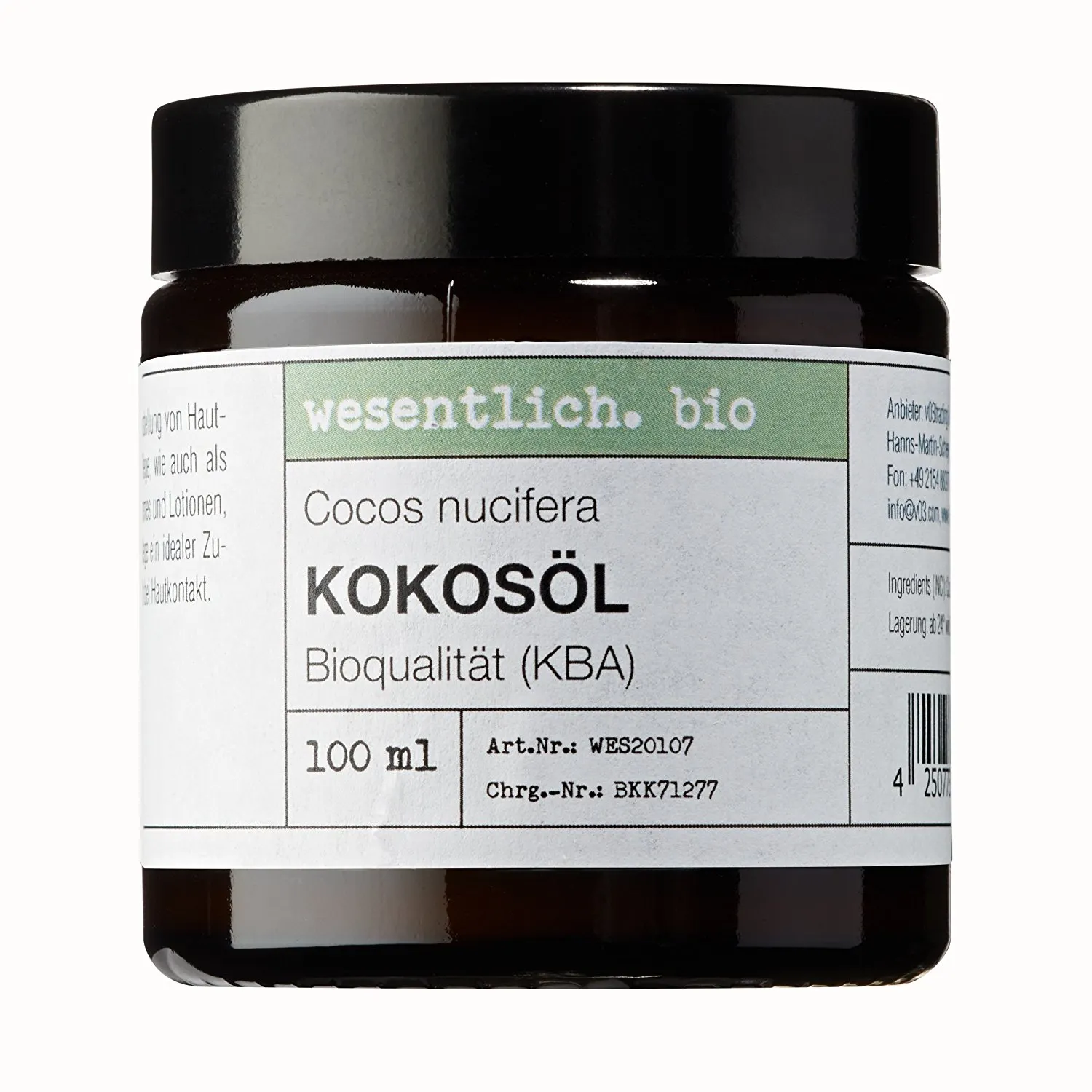 Kokosöl BIO kaltgepresst 100g