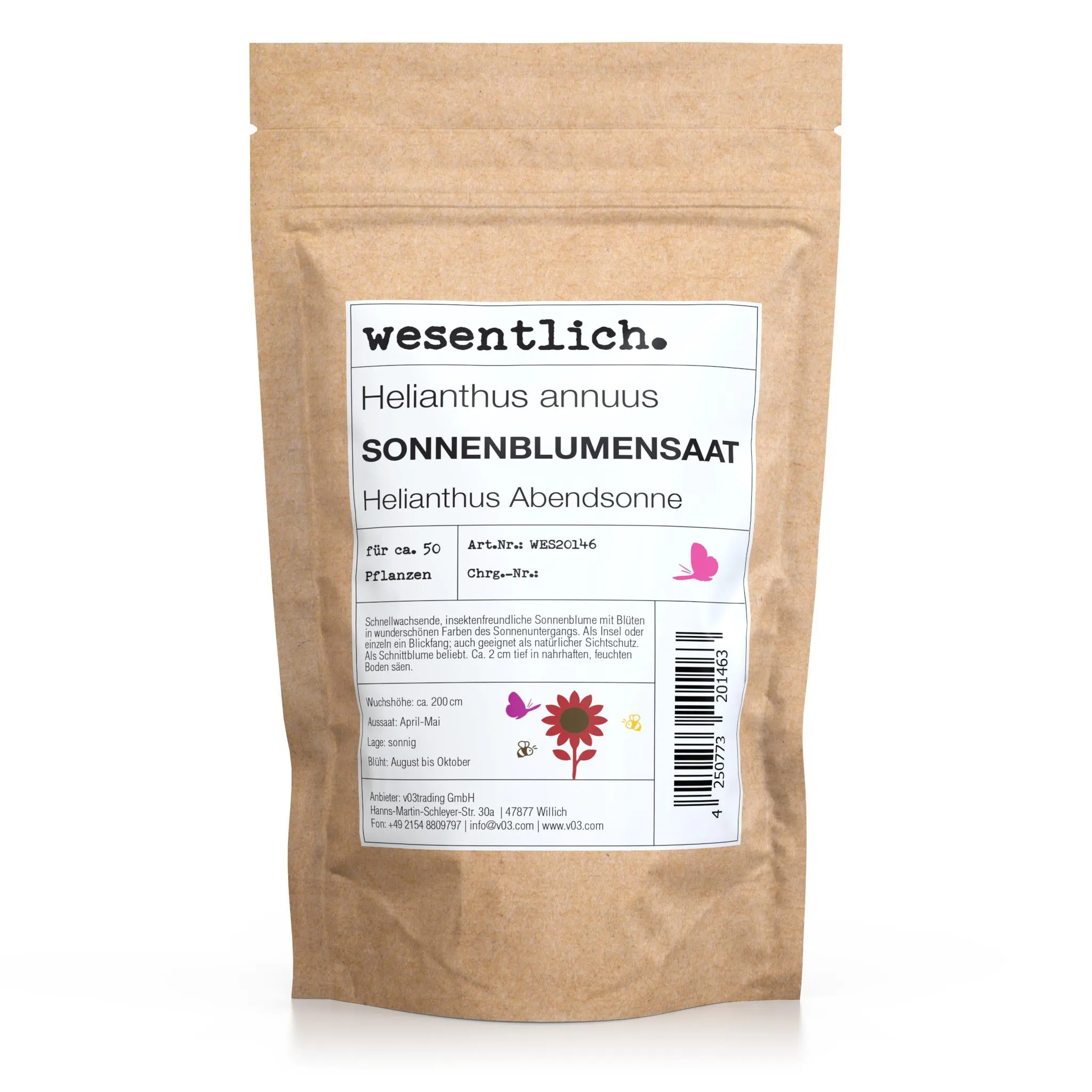 Sonnenblumensaat - Helianthus Abendsonne