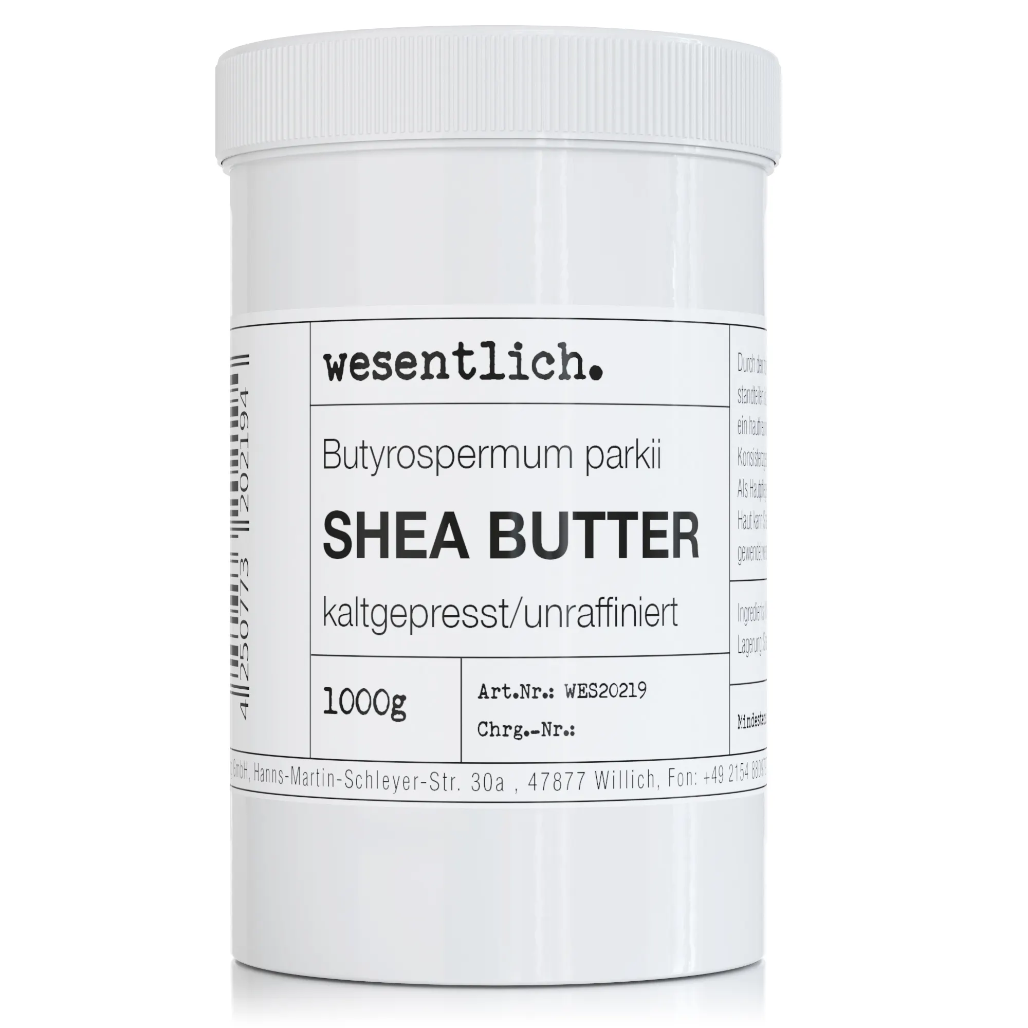Sheabutter kaltgepresst 1000g