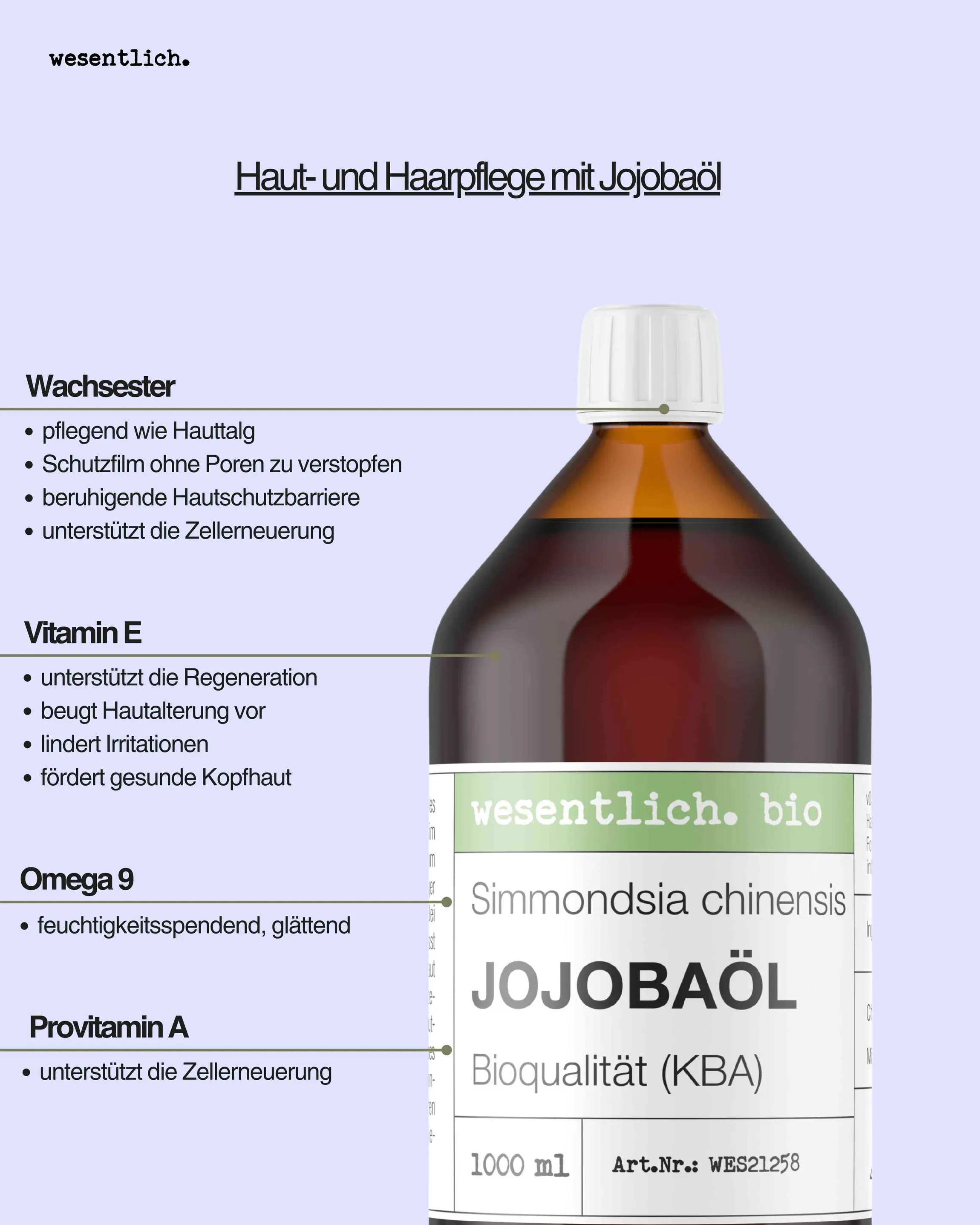 Jojobaöl bio 1000ml