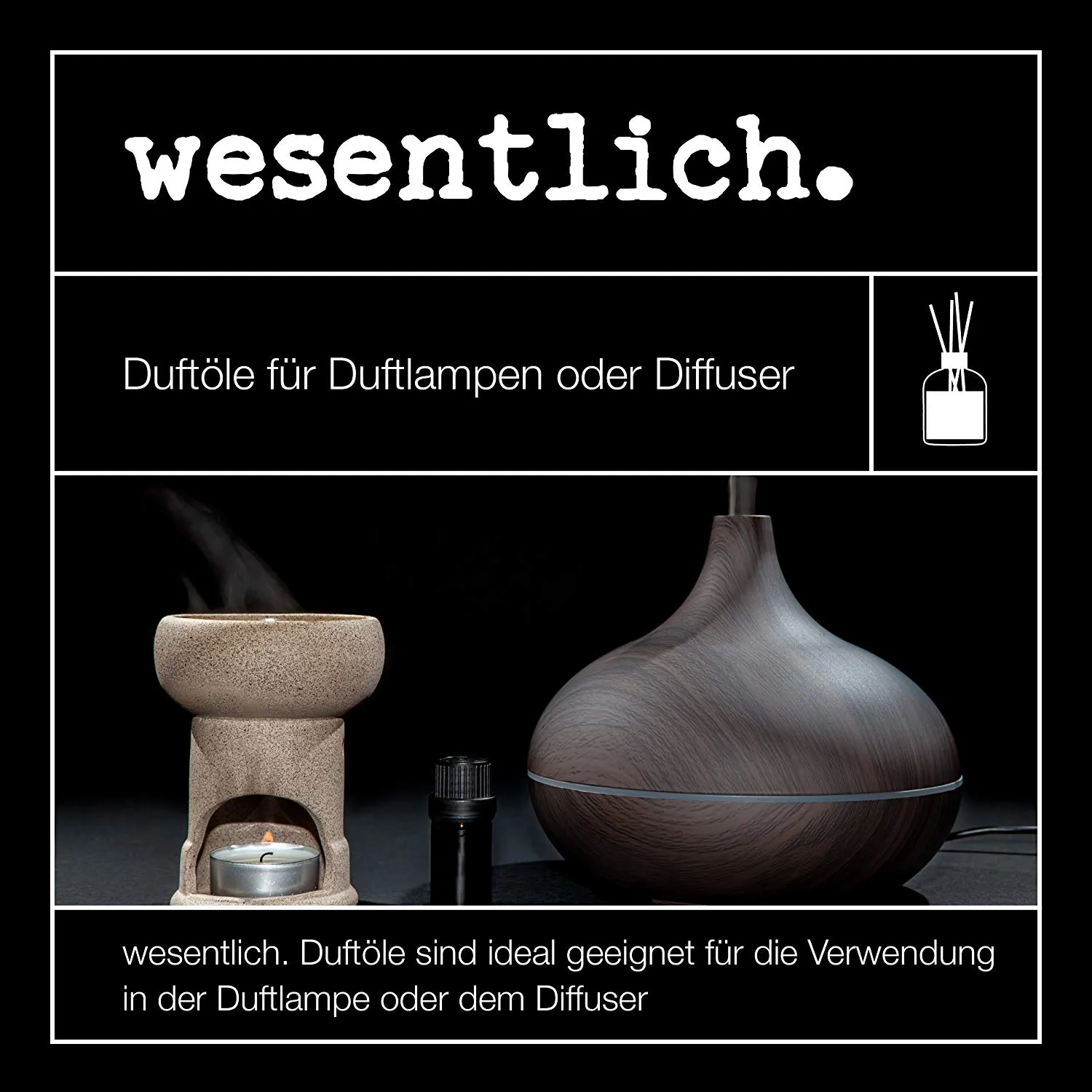 Set aus 8 ausgewählten Duftölen - "behaglich" 8x10ml