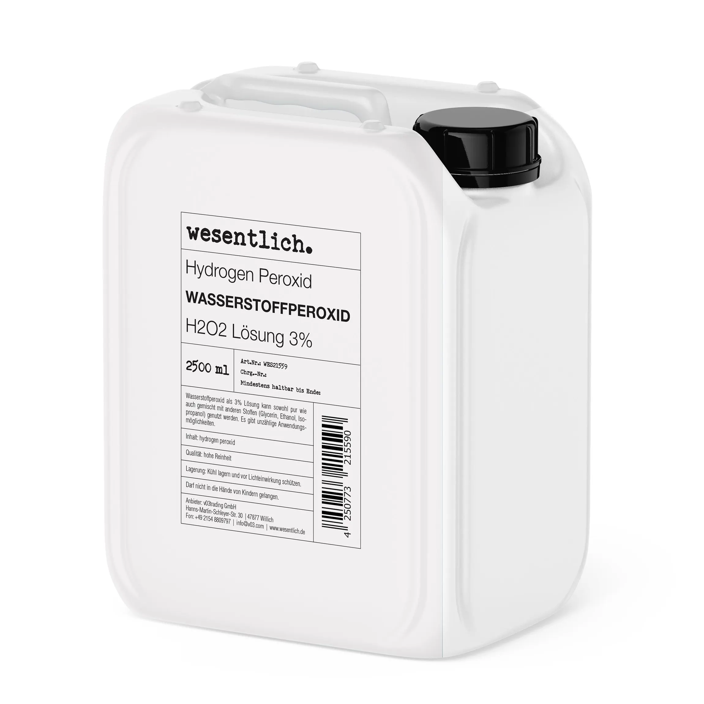 Wasserstoffperoxid 3% , 2500ml