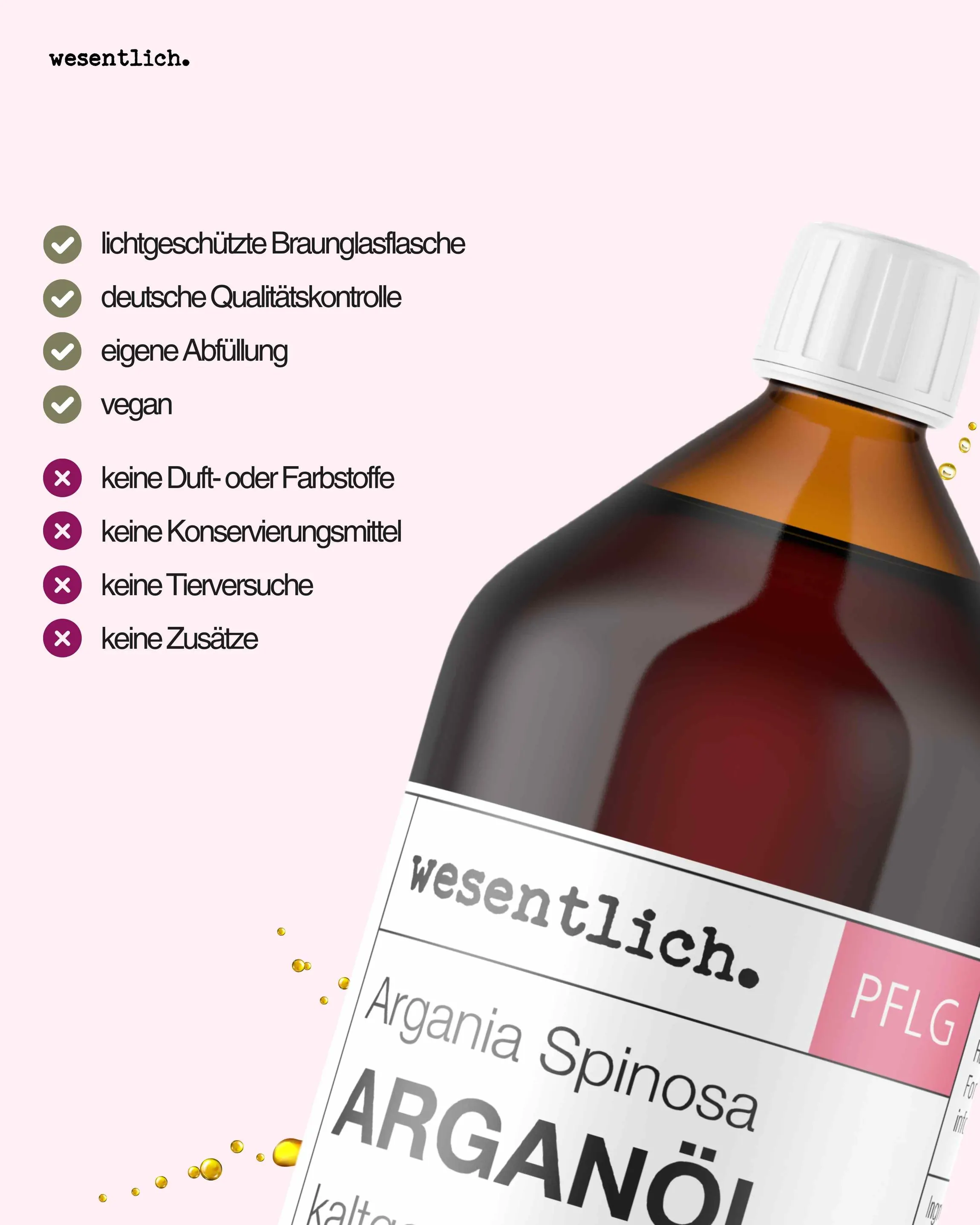 Arganöl kaltgepresst 1000ml