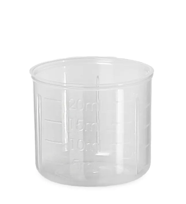 Dosierbecher naturfarben 25ml