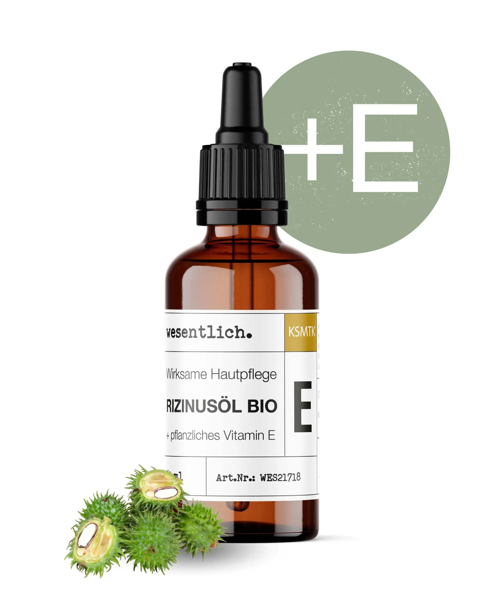 Rizinusöl bio + Vitamin E 50ml
