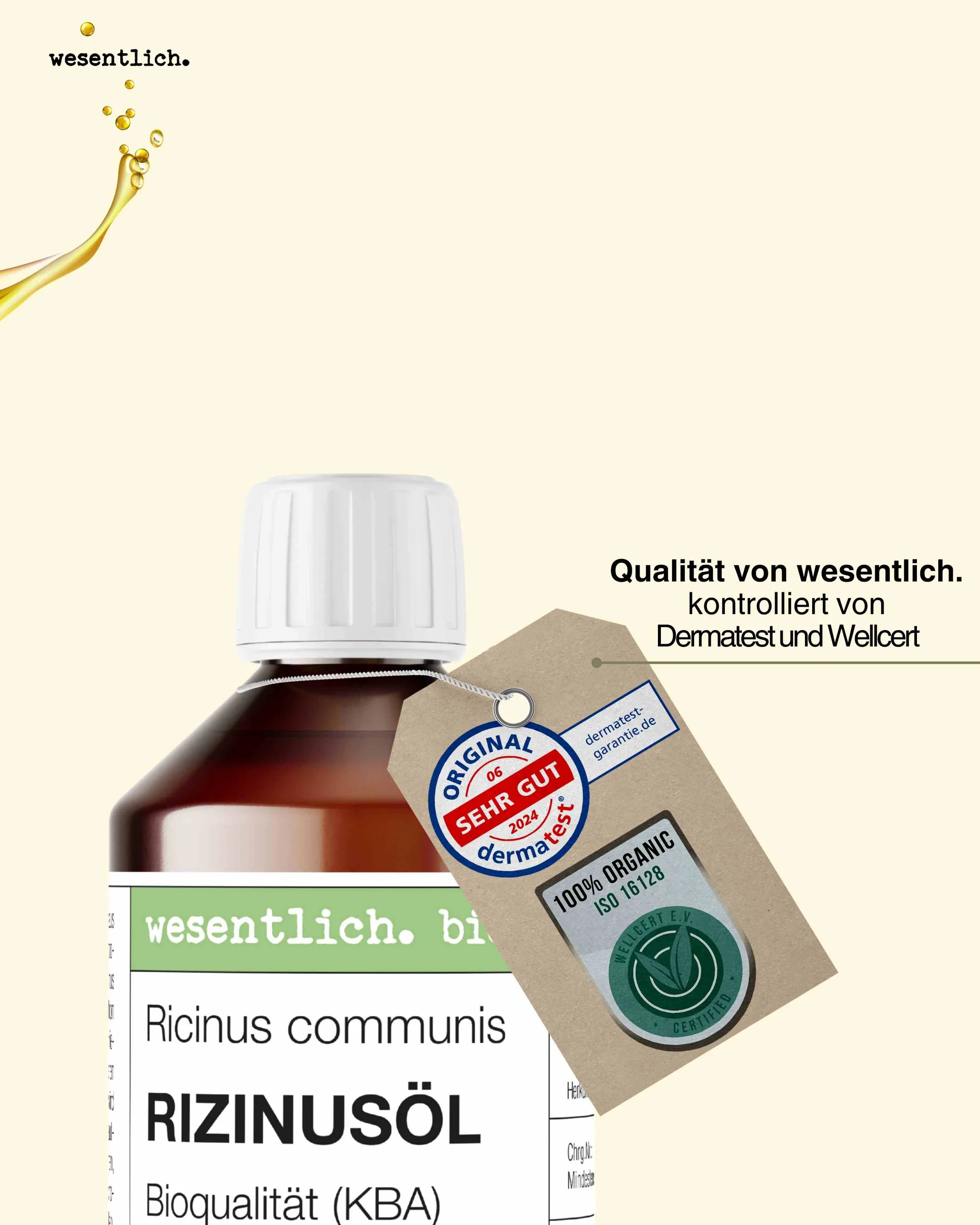 Rizinusöl BIO kaltgepresst 250ml