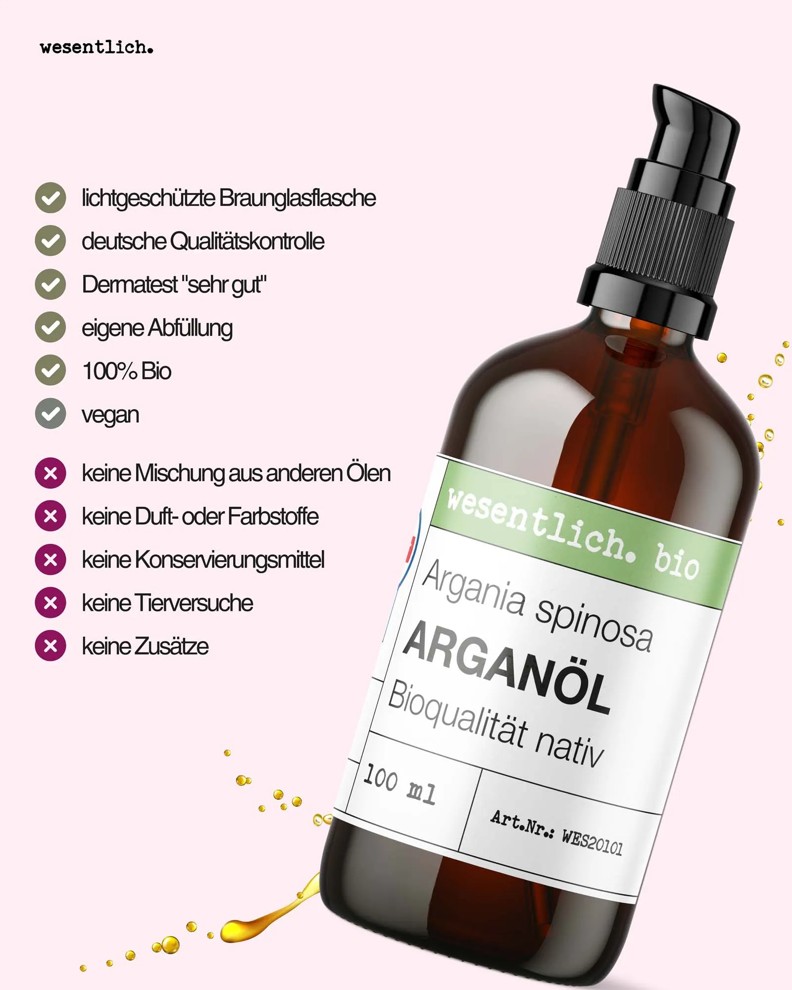 Arganöl BIO kaltgepresst 100ml