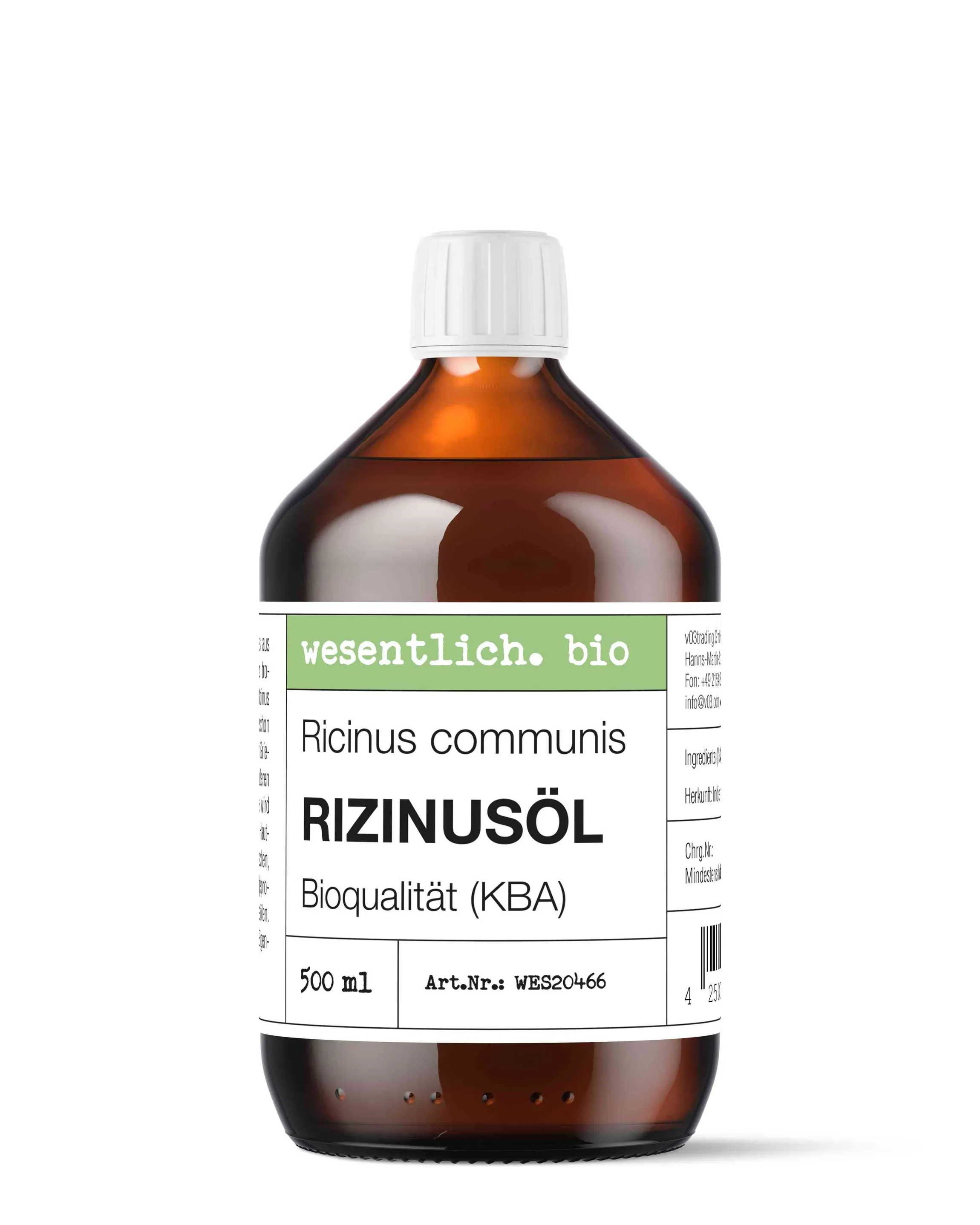 Rizinusöl BIO kaltgepr. 500ml