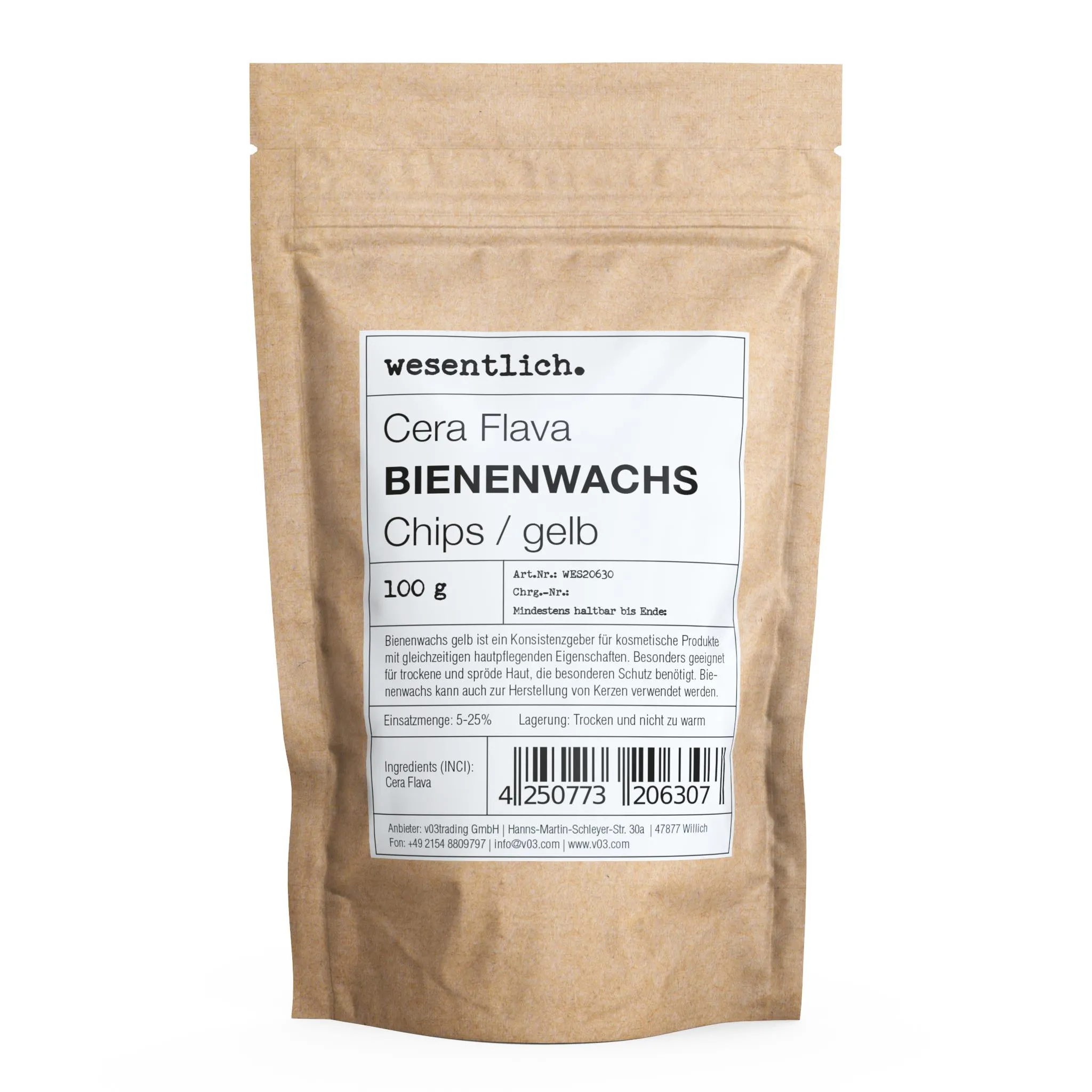 Bienenwachs gelb 100g