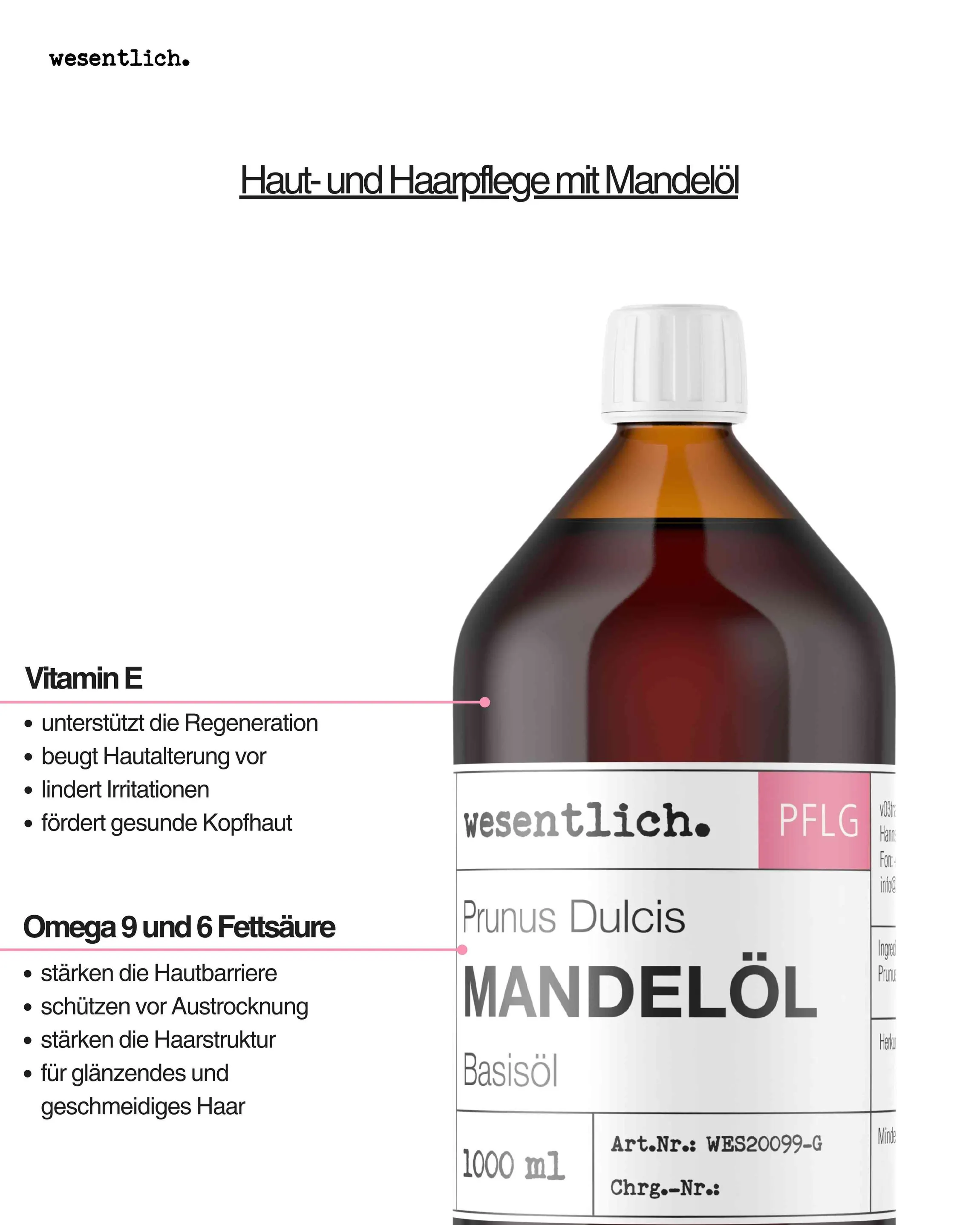 Mandelöl Basis 1000ml