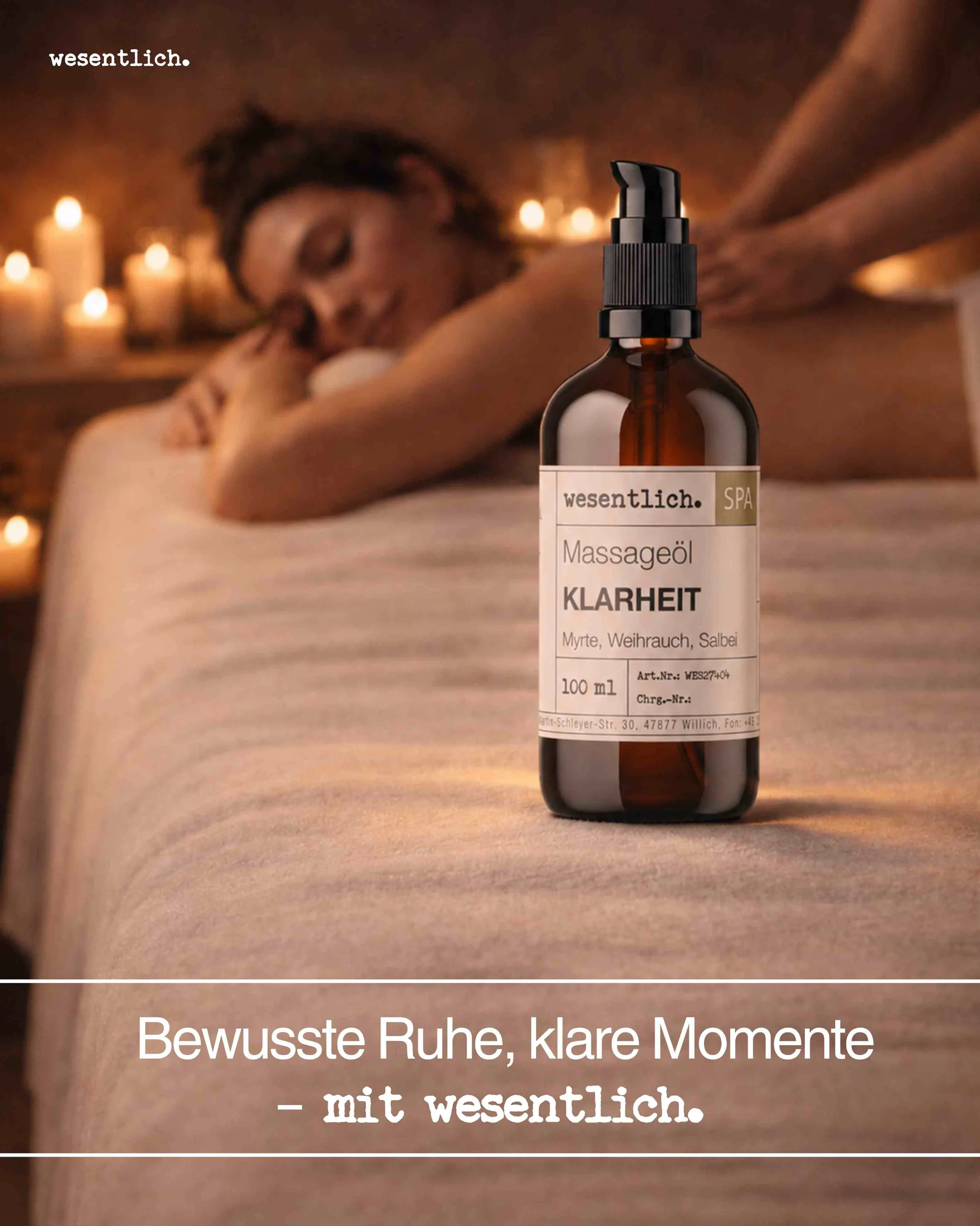 Massageöl "Klarheit" 100ml