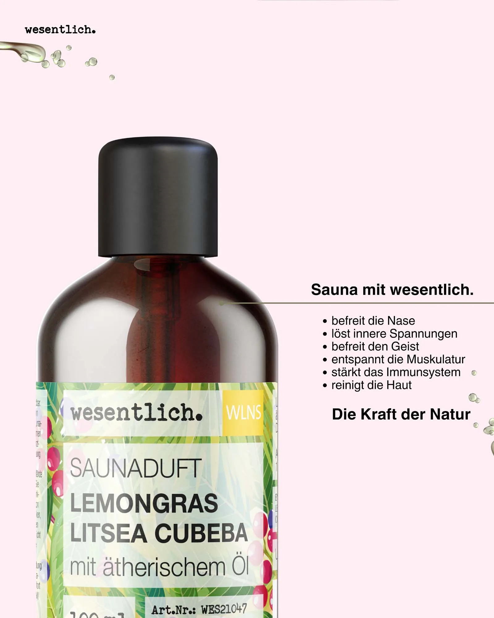 Saunaduft Lemongras-Litsea Cubeba 100ml