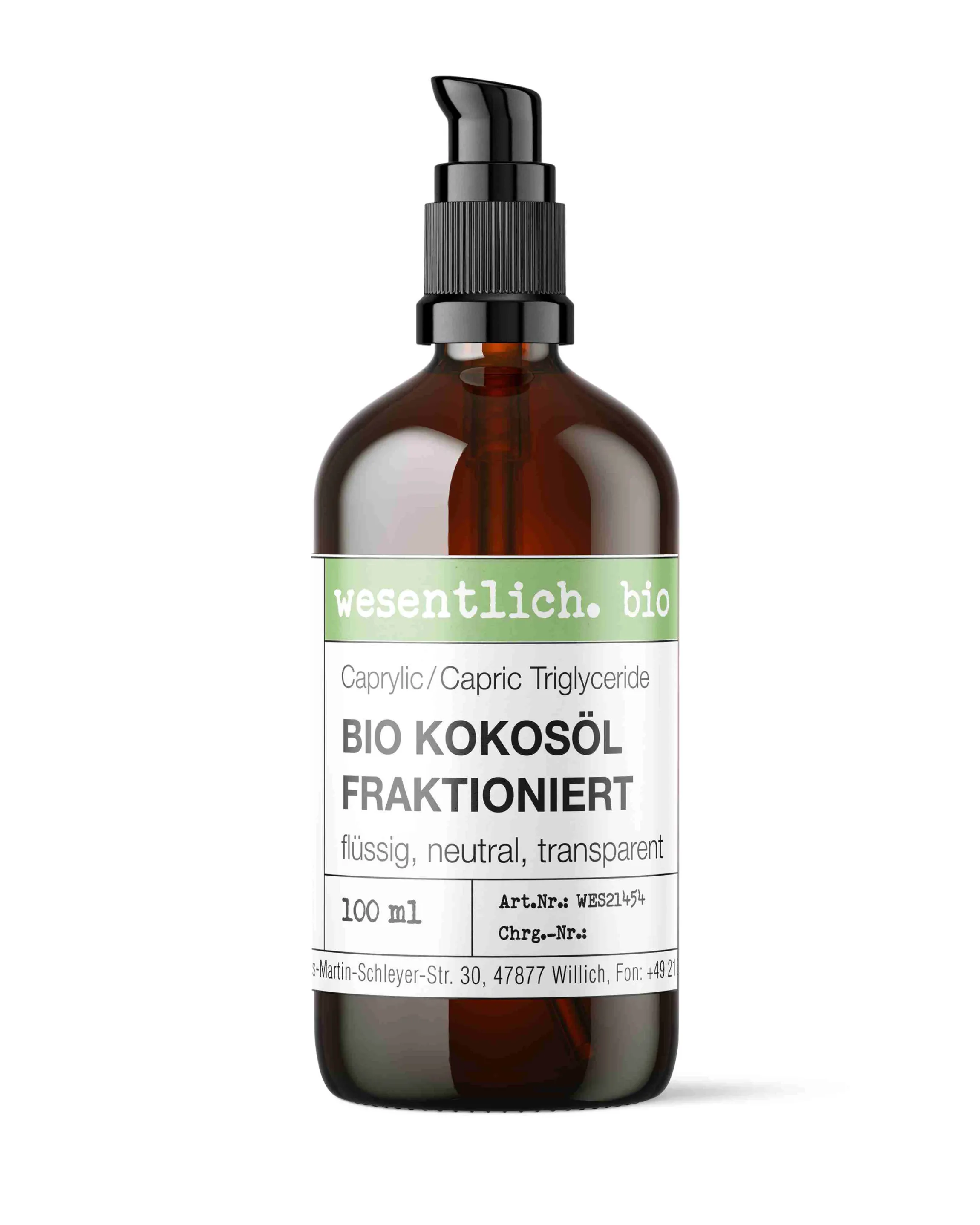Kokosöl fraktioniert bio 100ml