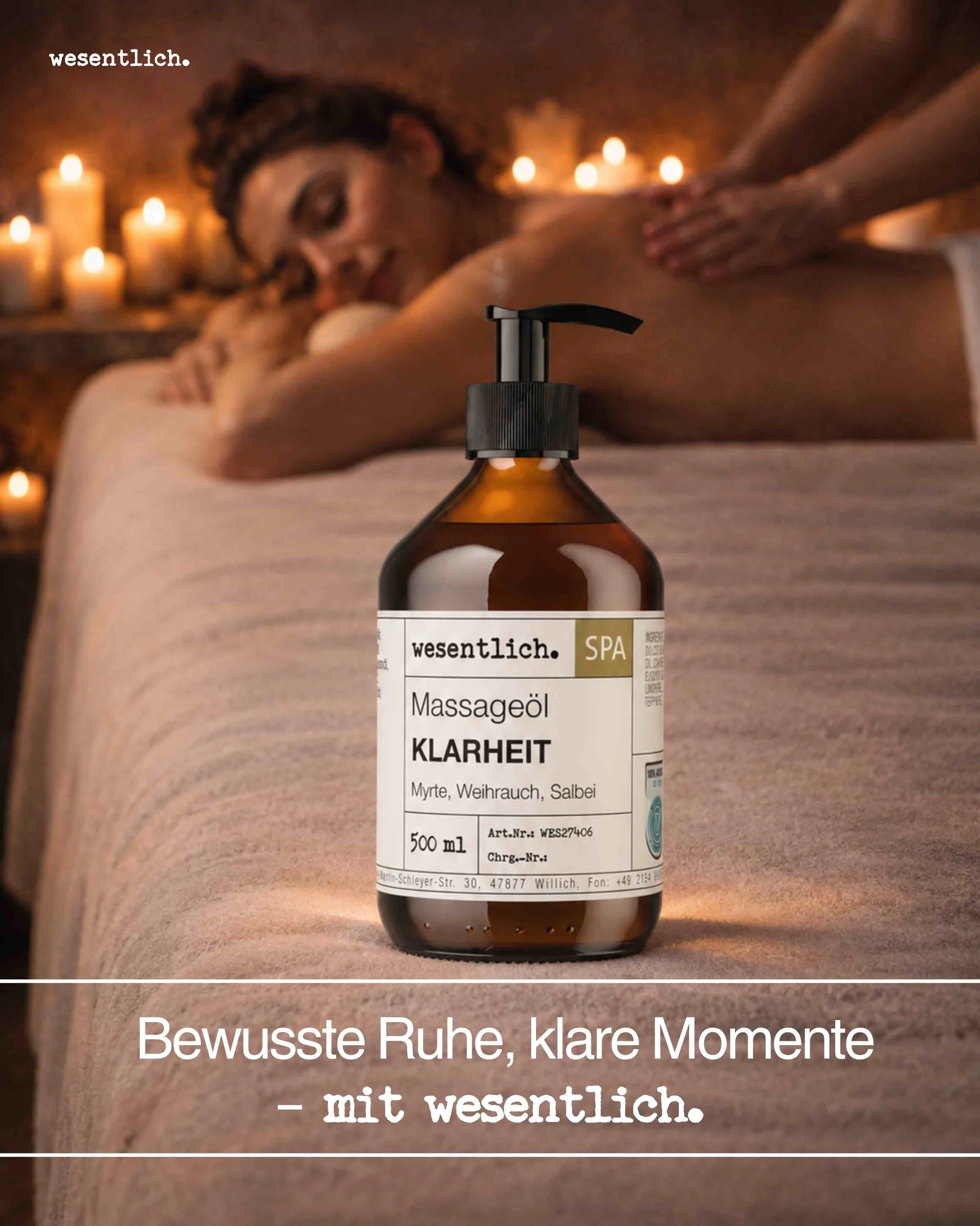 Massageöl "Klarheit" 500ml