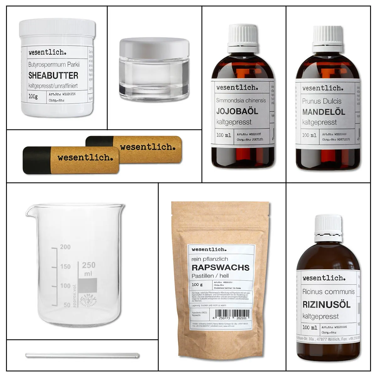 Set "Lippenpflege selbermachen"