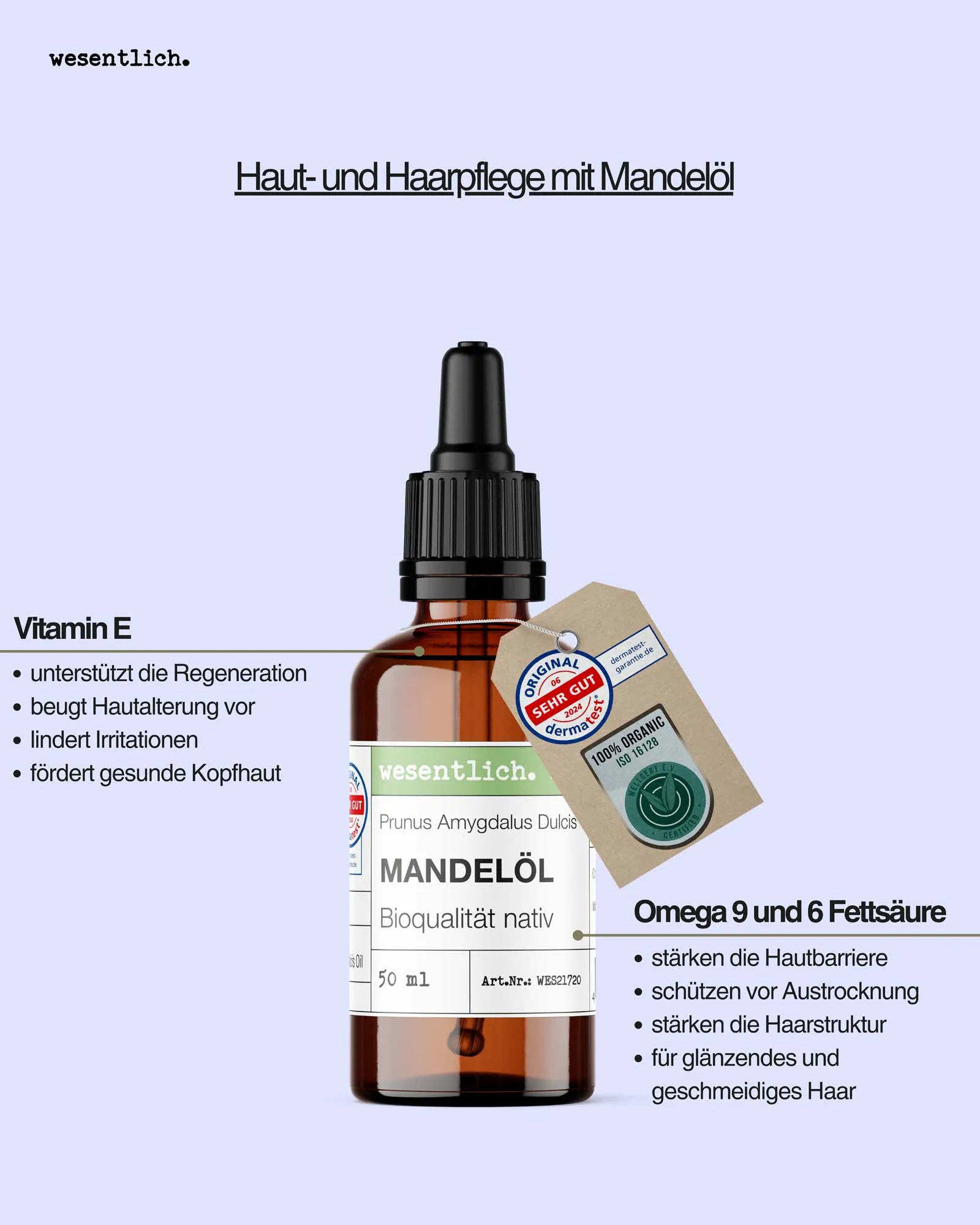 Mandelöl BIO kaltgepresst 50ml