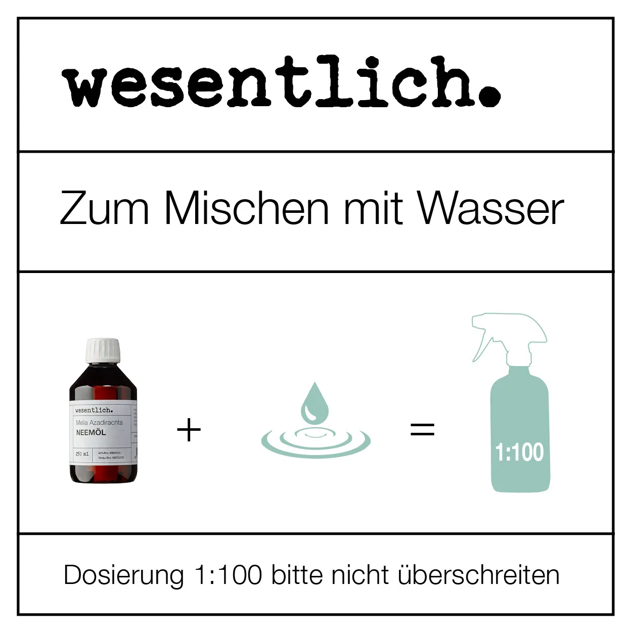 wesentlich. Neemöl mit Emulgator 5000ml