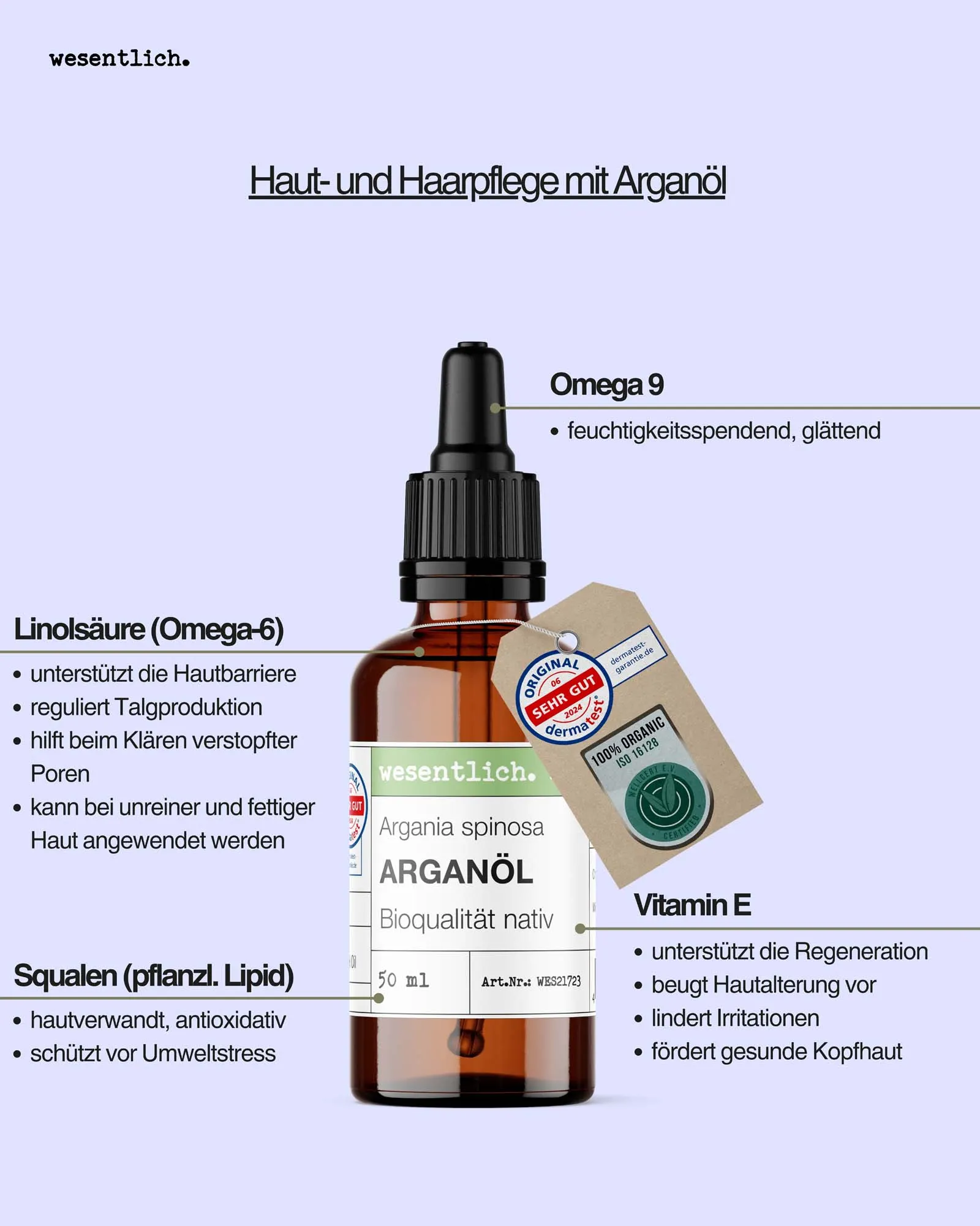 Arganöl BIO kaltgepresst 50ml