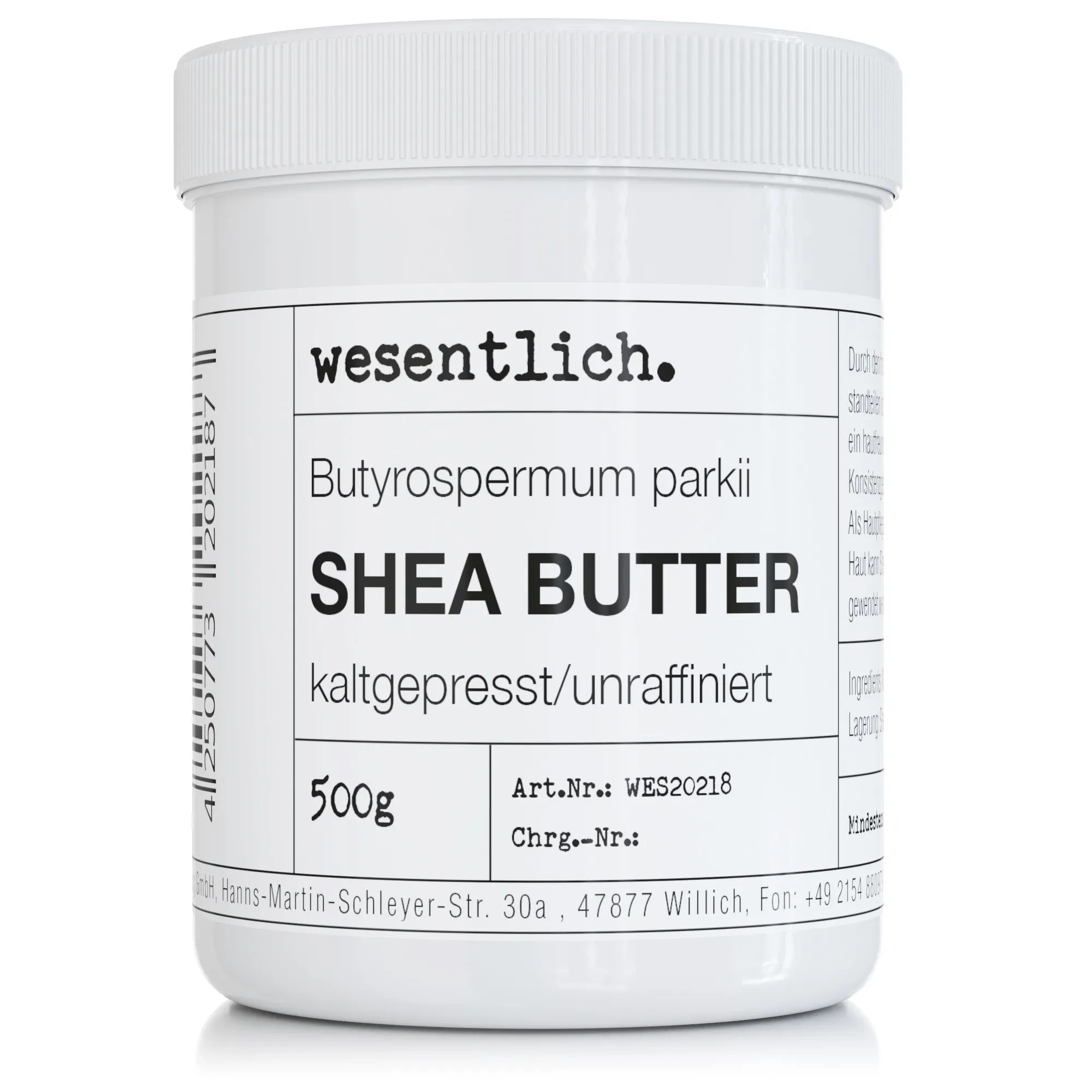 Sheabutter kaltgepresst  500g