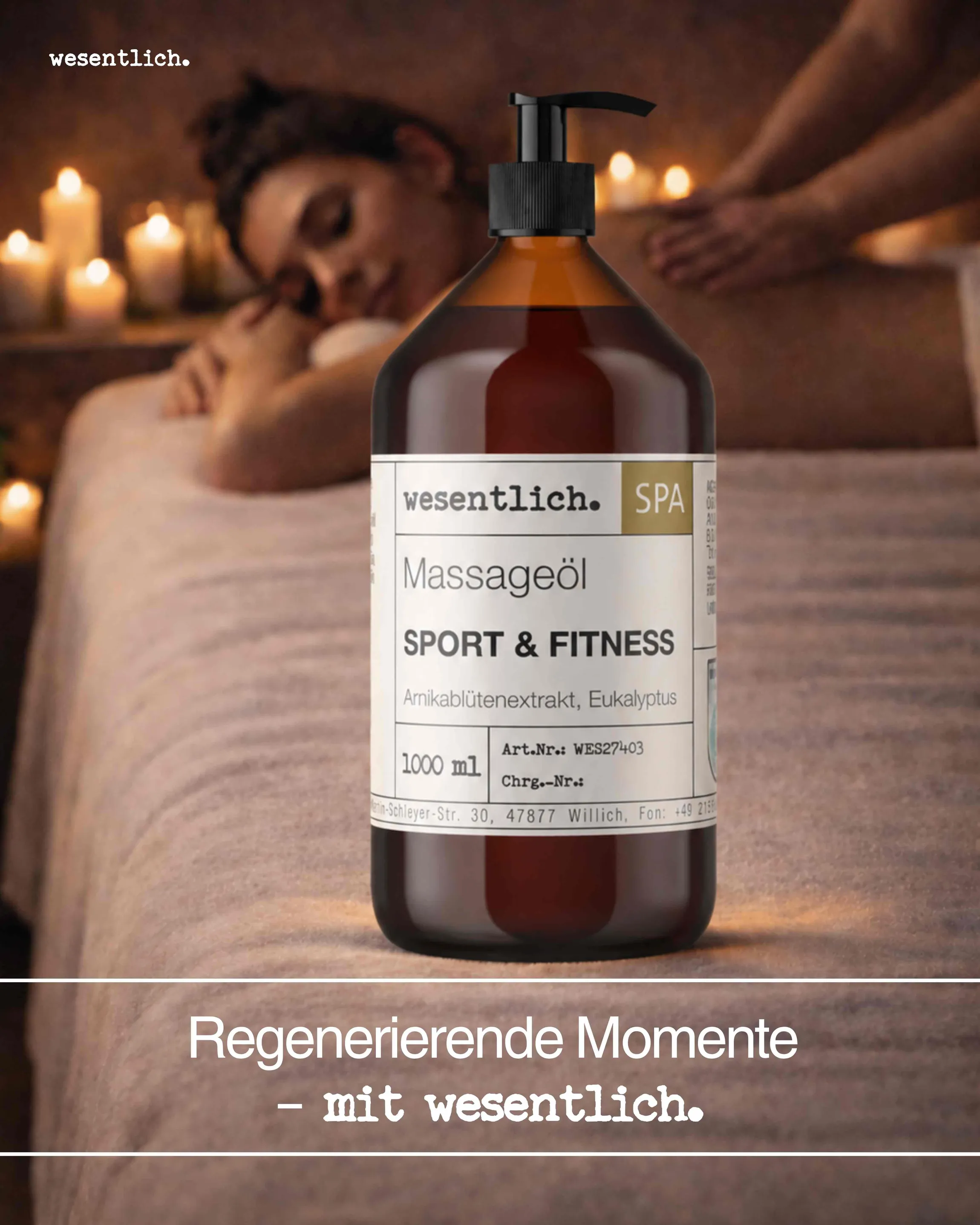 Massageöl "Sport & Fitness" 1000ml