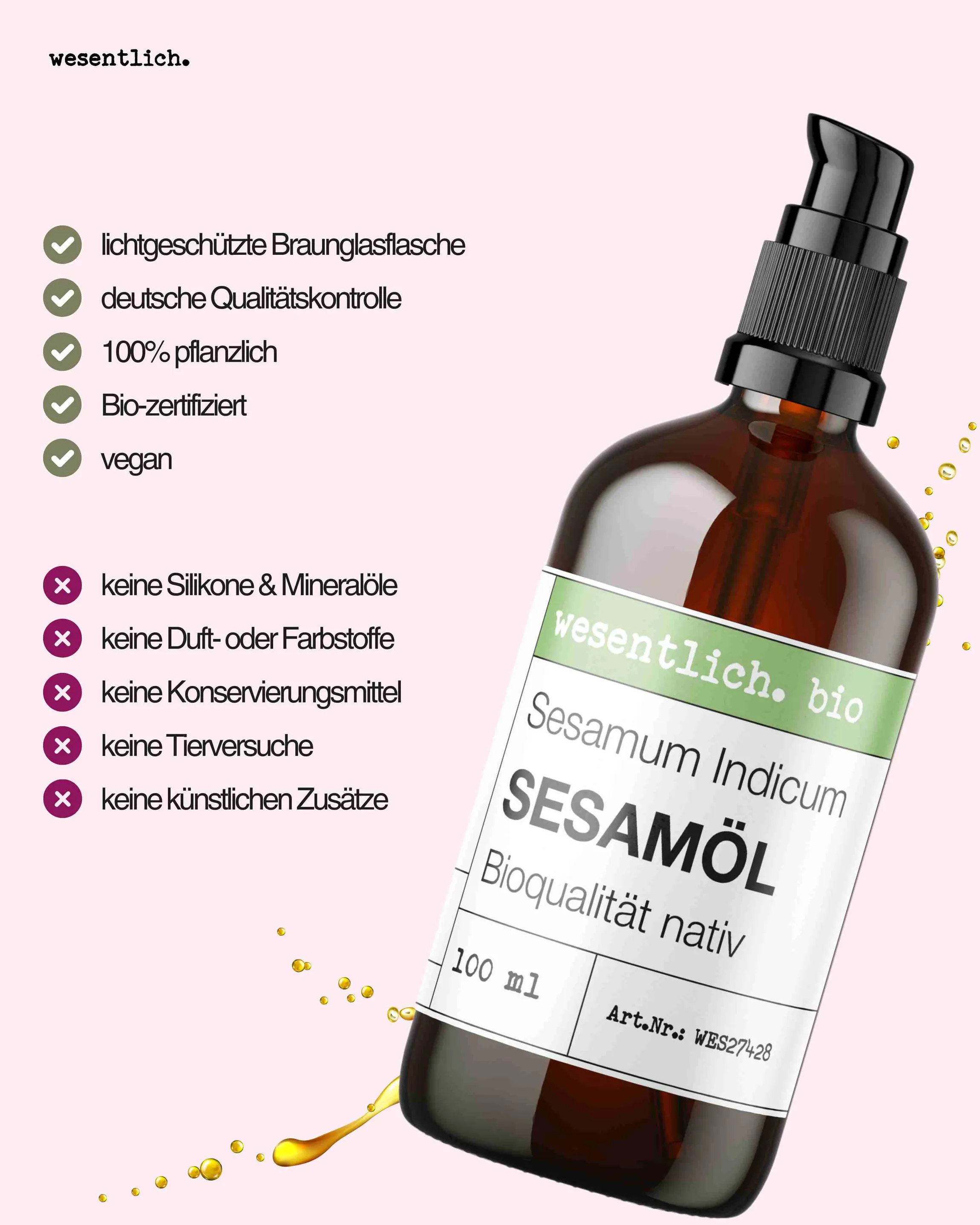 Sesamöl bio 100ml