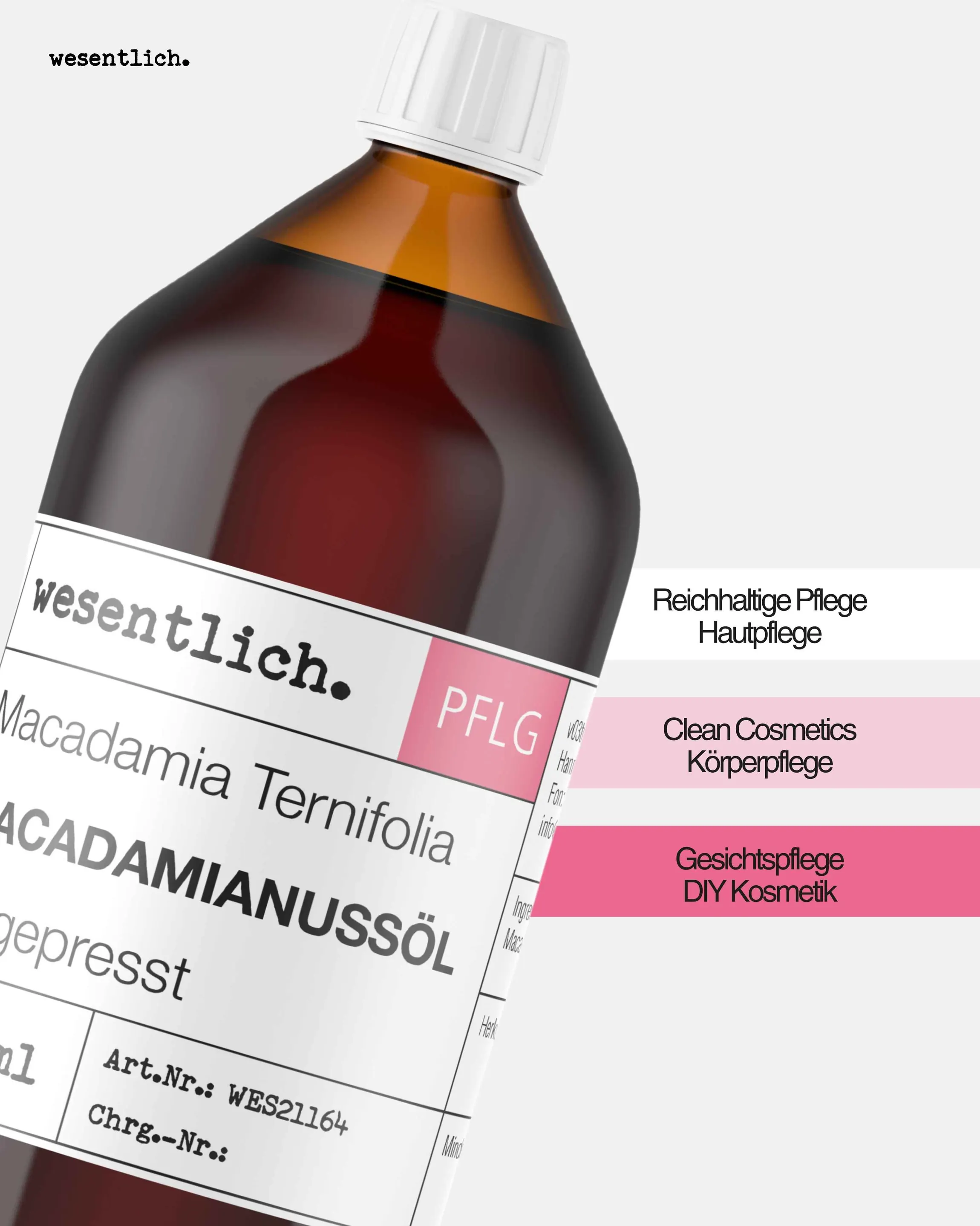 Macadamianussöl 1000ml