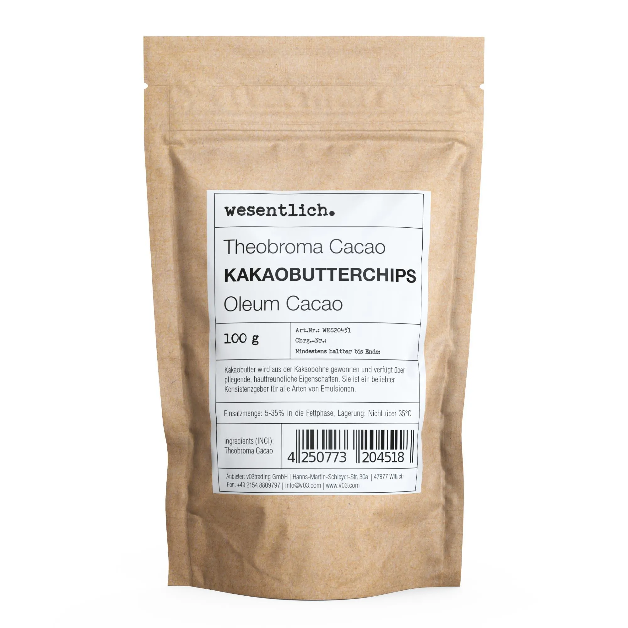 Kakaobutterchips