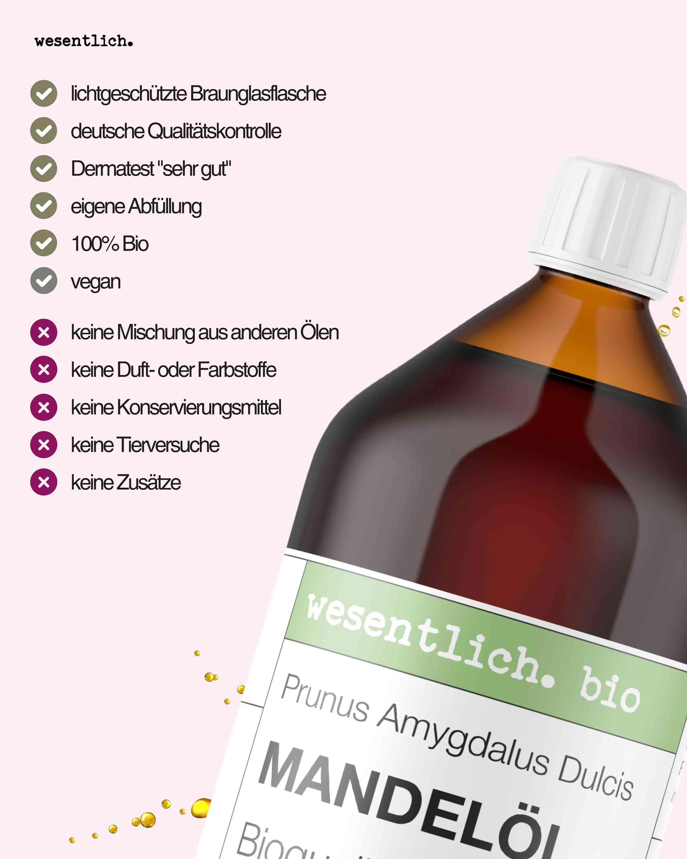 Mandelöl BIO kaltgepresst 1000ml