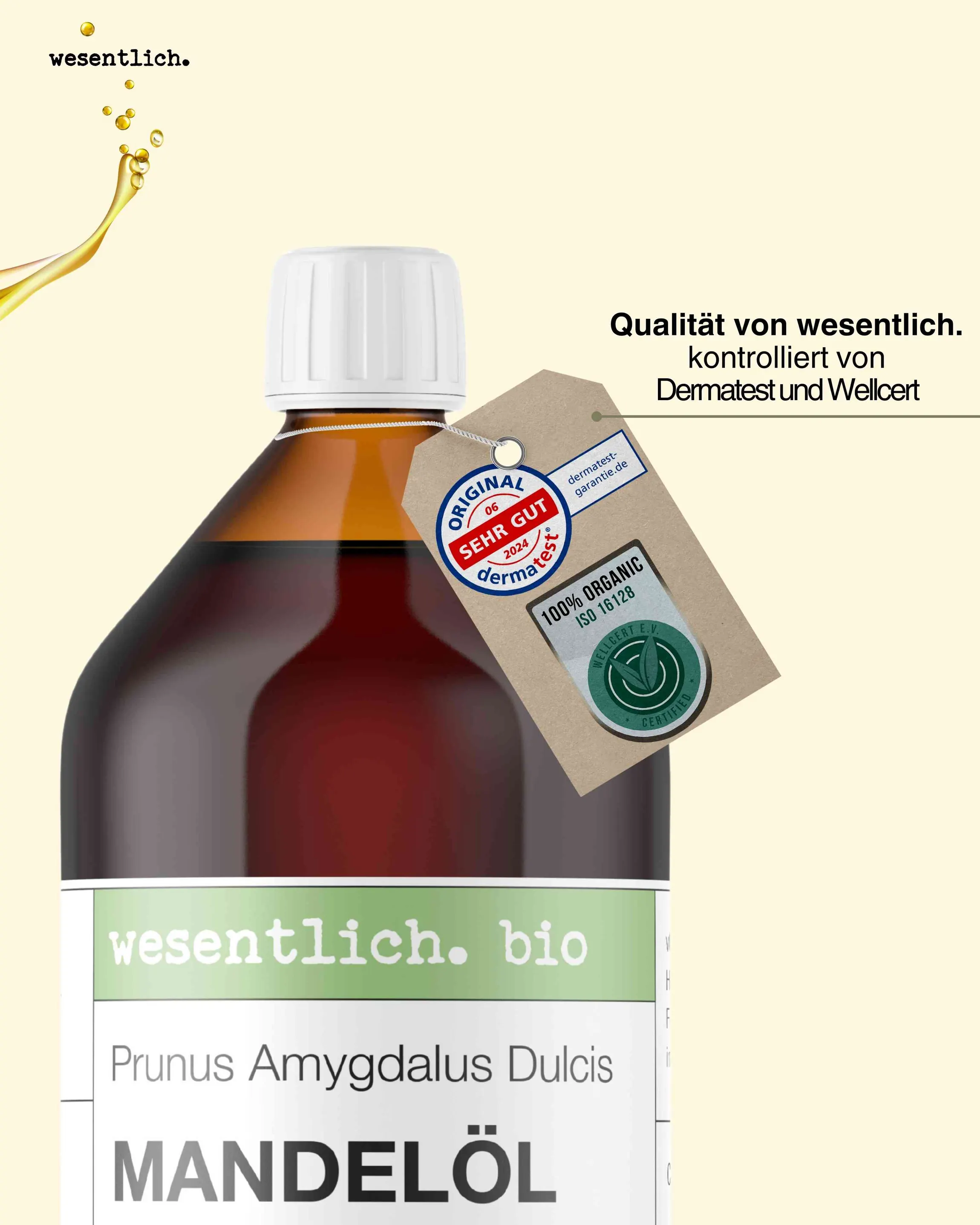 Mandelöl BIO kaltgepresst 1000ml