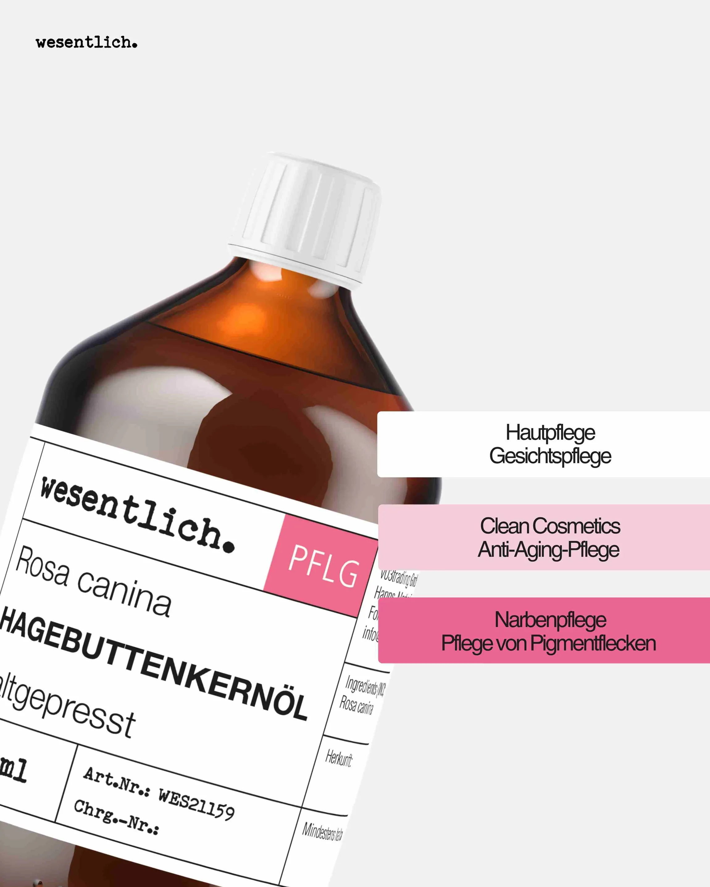 Hagebuttenkernöl kaltgepresst 500ml