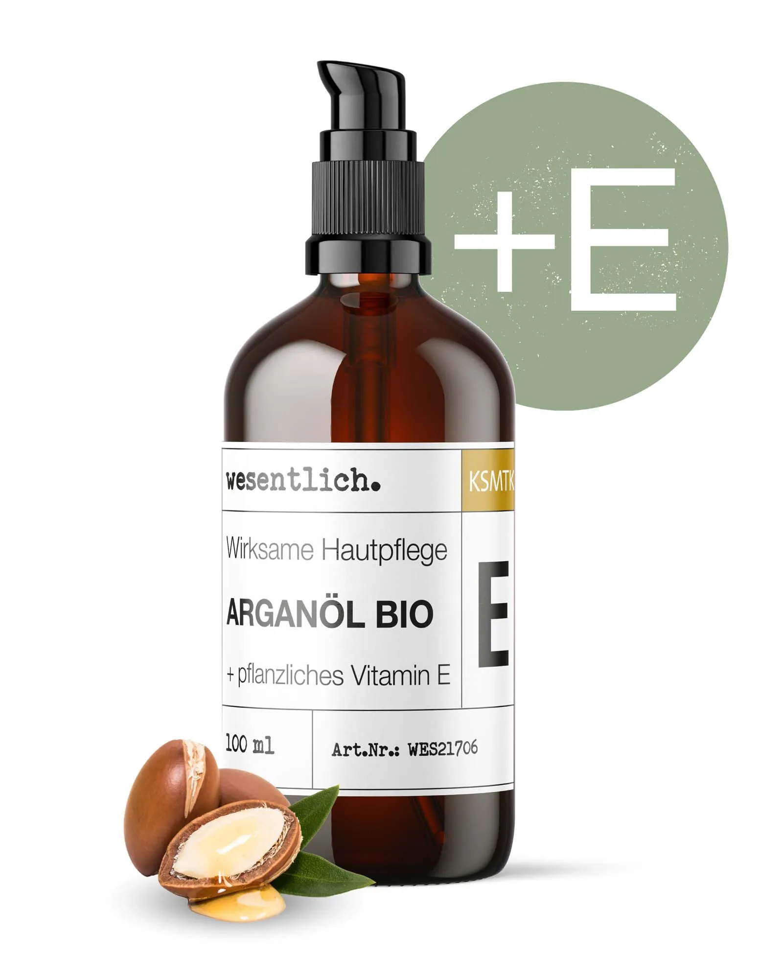 Arganöl bio + Vitamin E  100ml
