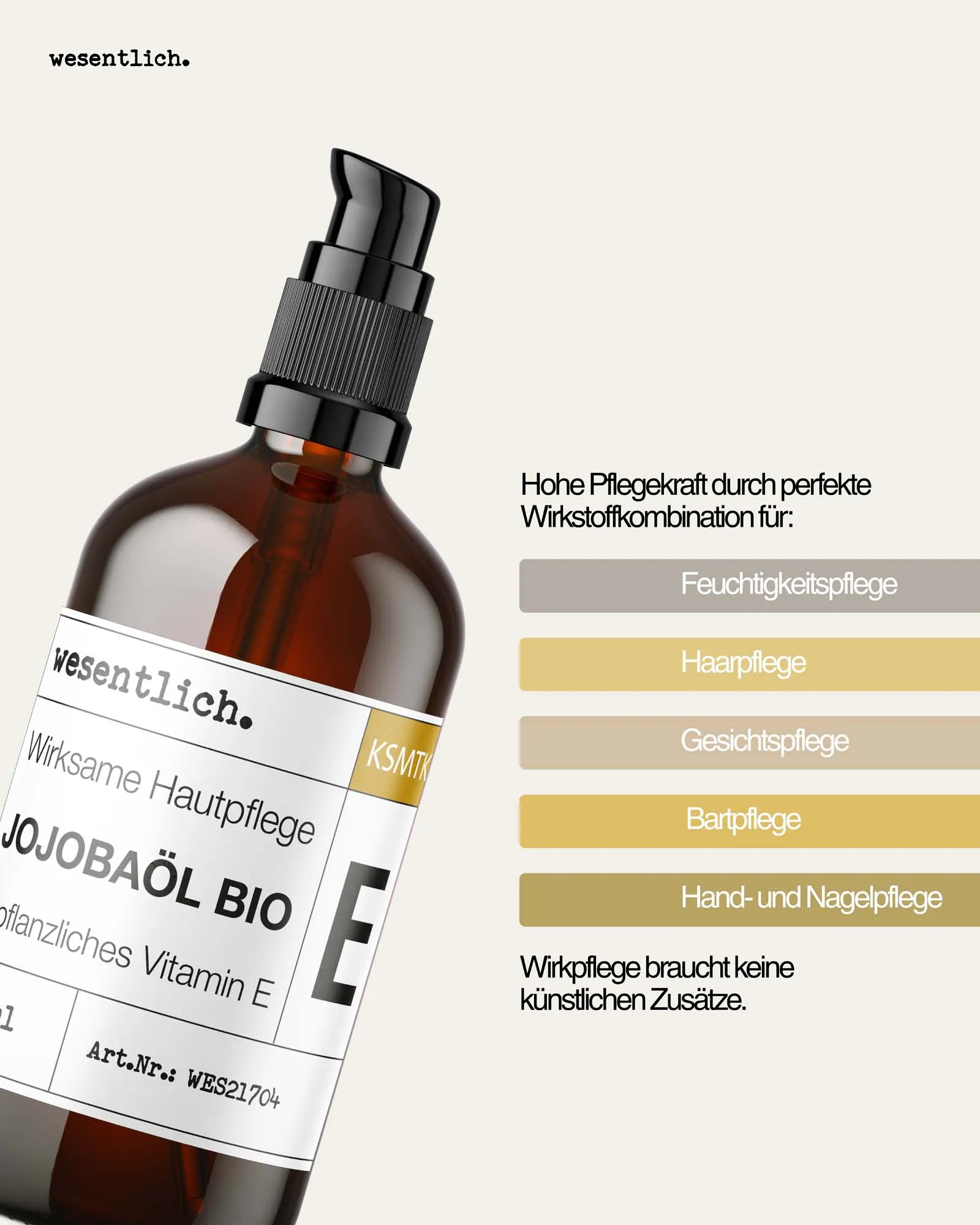Jojobaöl bio + Vitamin E 100ml