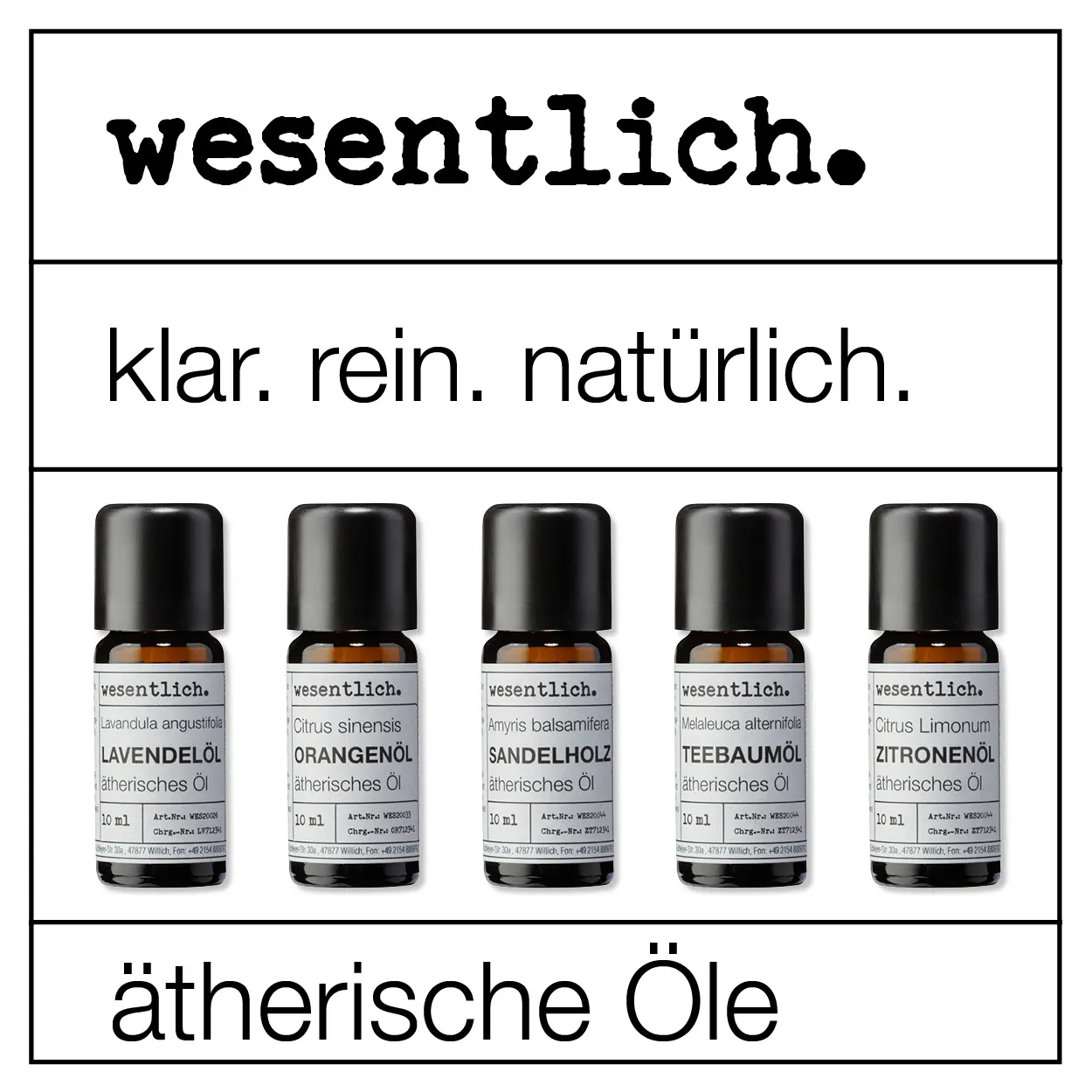 Set aus 8 ausgewählten Duftölen - "so duftet Weihnachten" 8x10ml