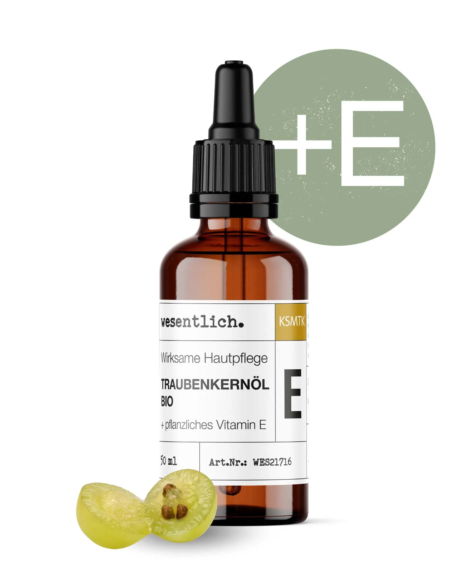 Traubenkernöl bio + Vitamin E 50ml