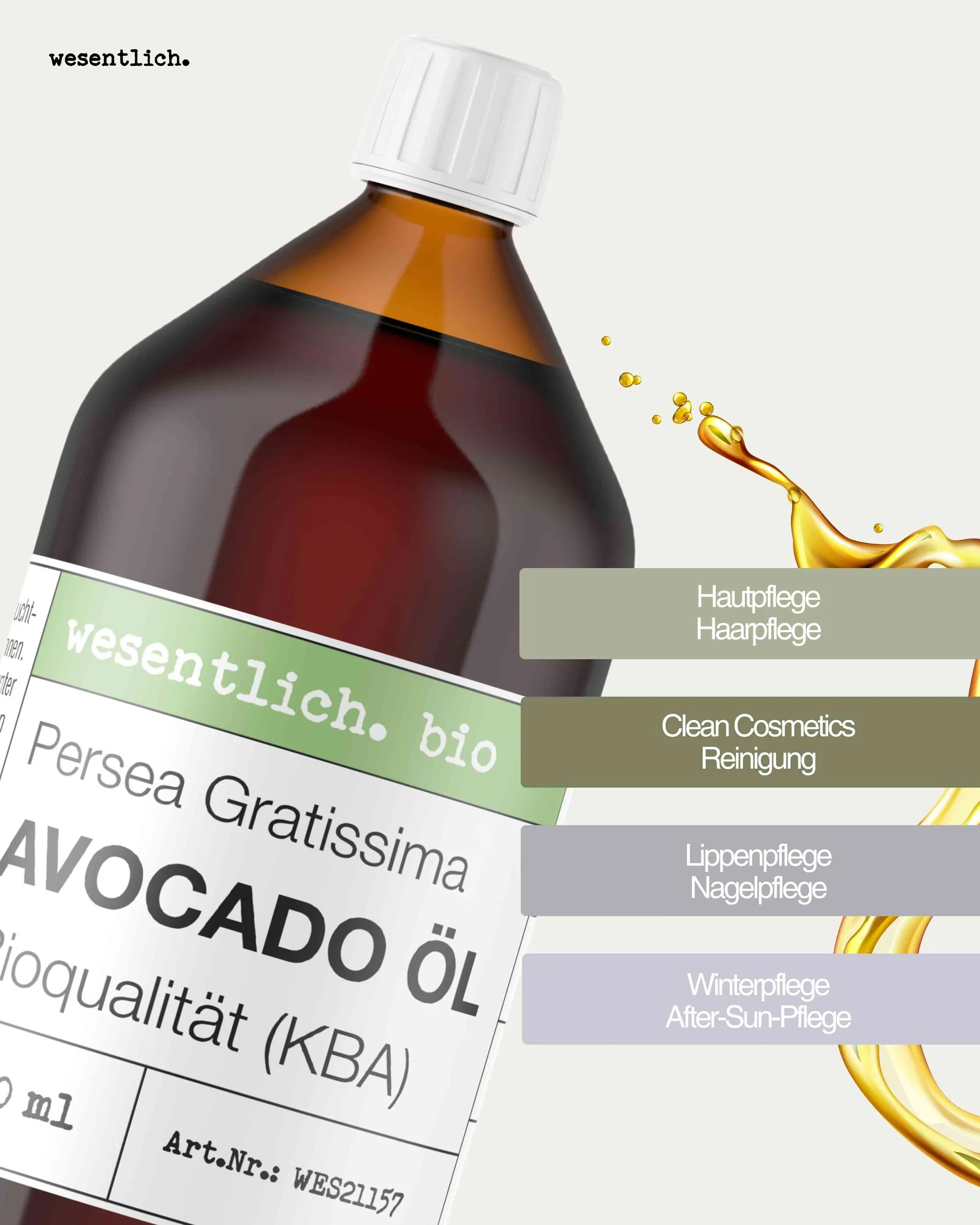 Avocadoöl BIO kaltgepresst 1000ml
