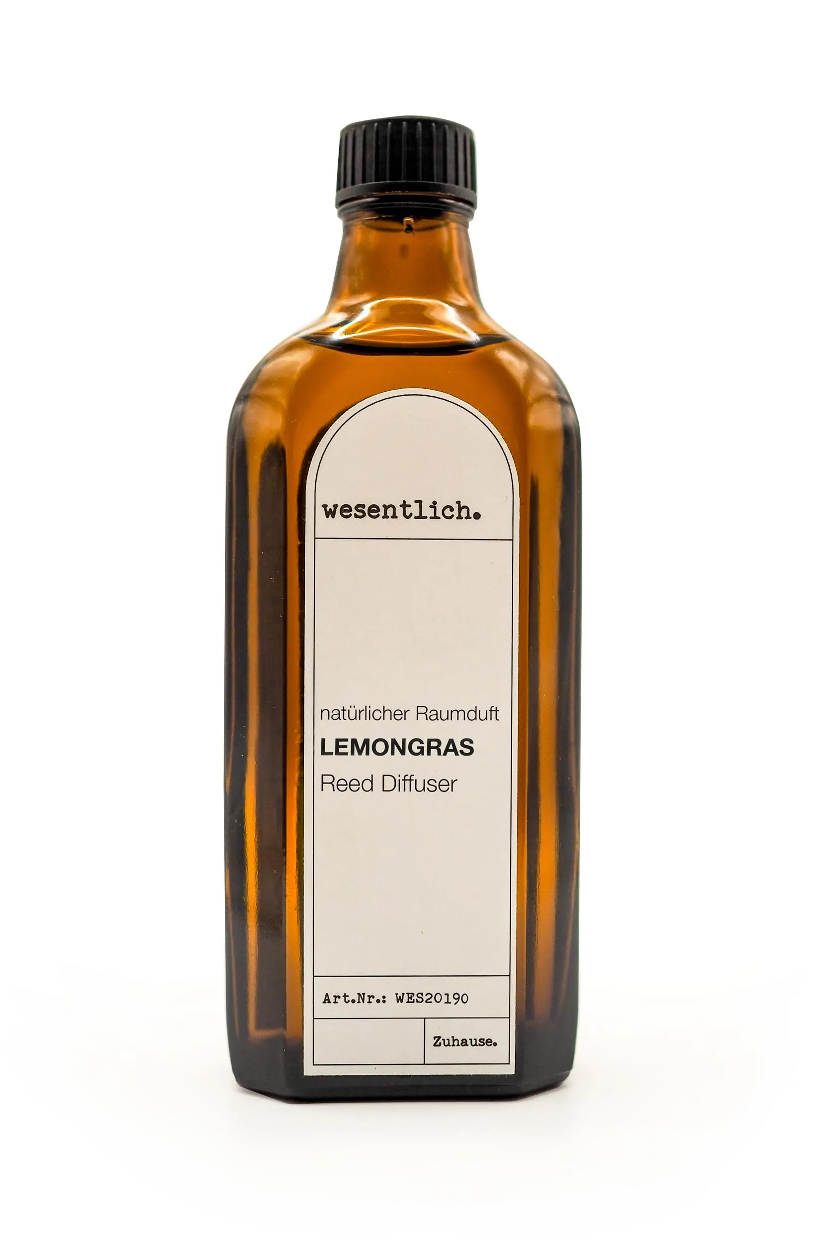 Reed Diffuser Raumduft Lemongras (200ml) inkl. 5 Kapillarstäbchen