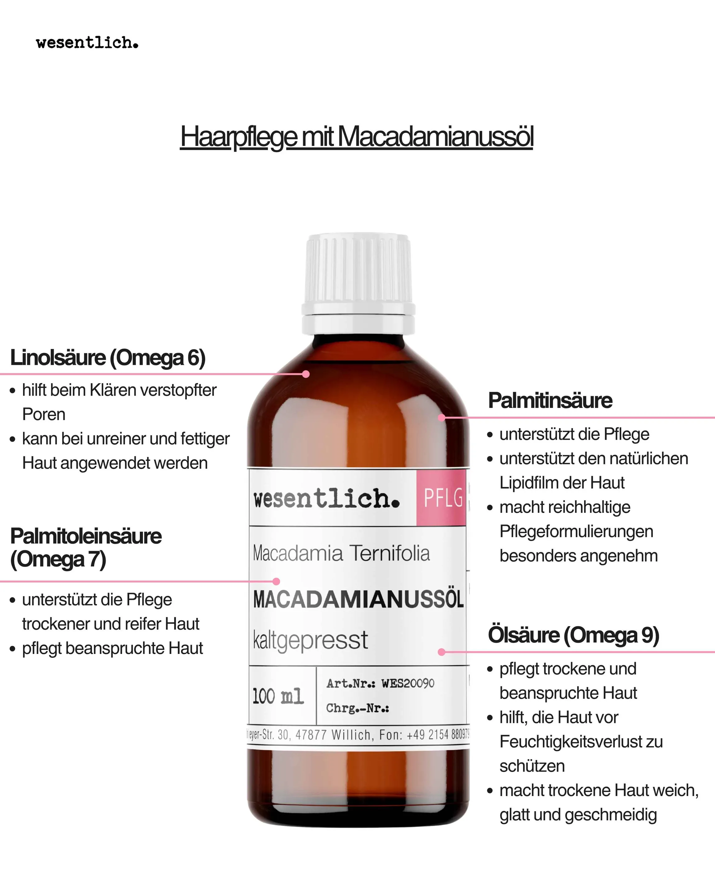 Macadamianussöl 100ml