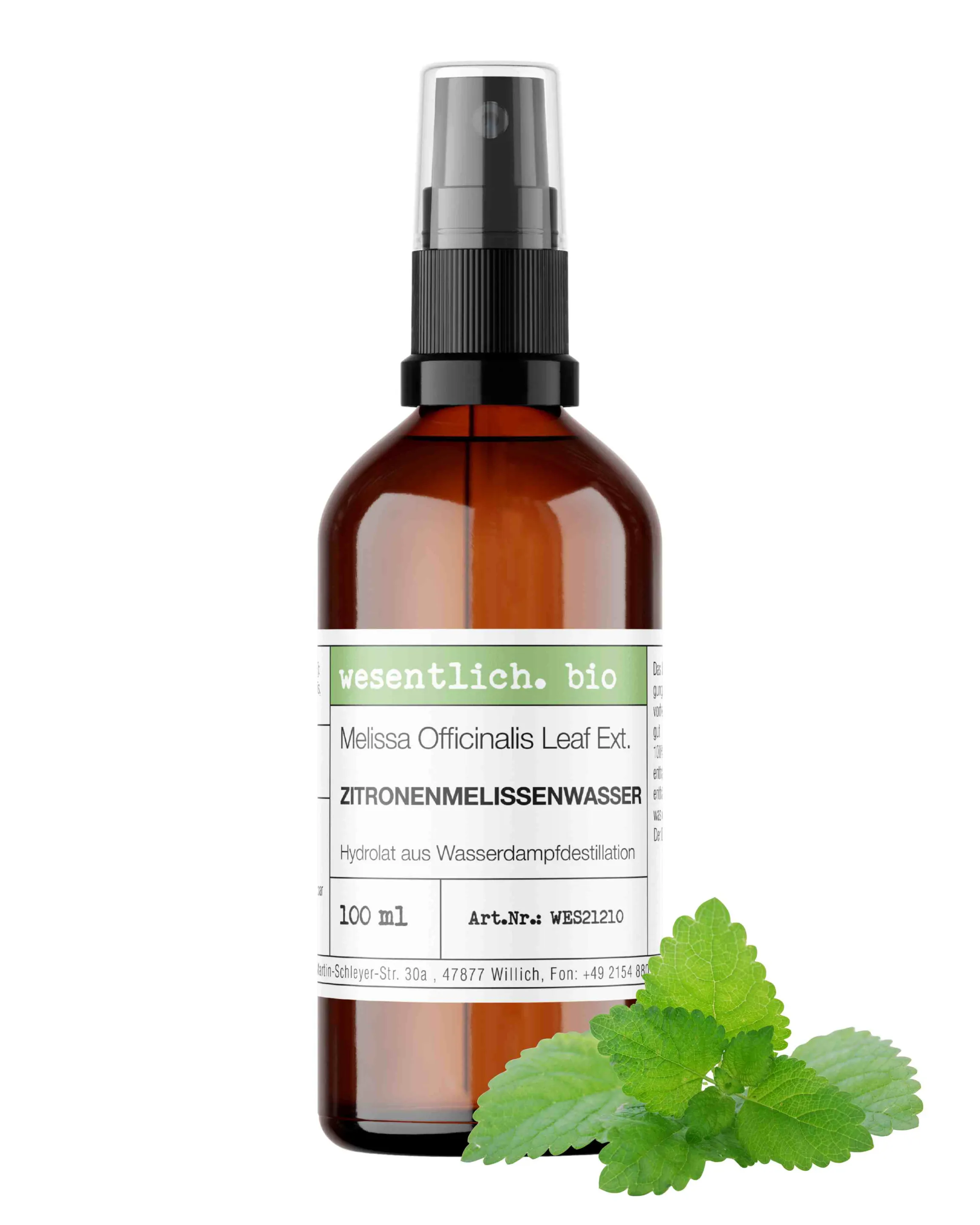 Zitronenmelissenwasser bio