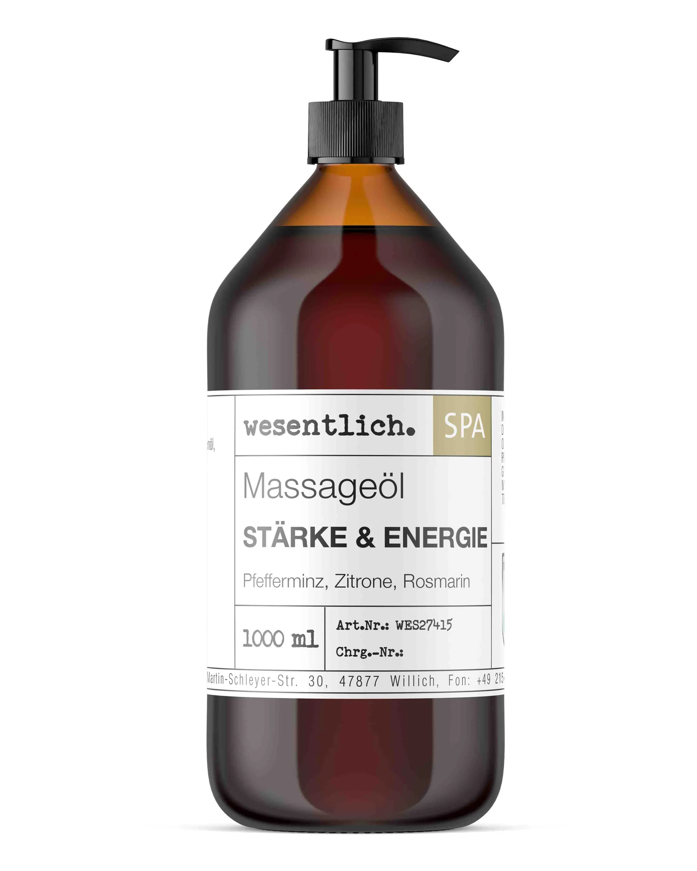Massageöl "Stärke & Energie" 1000ml