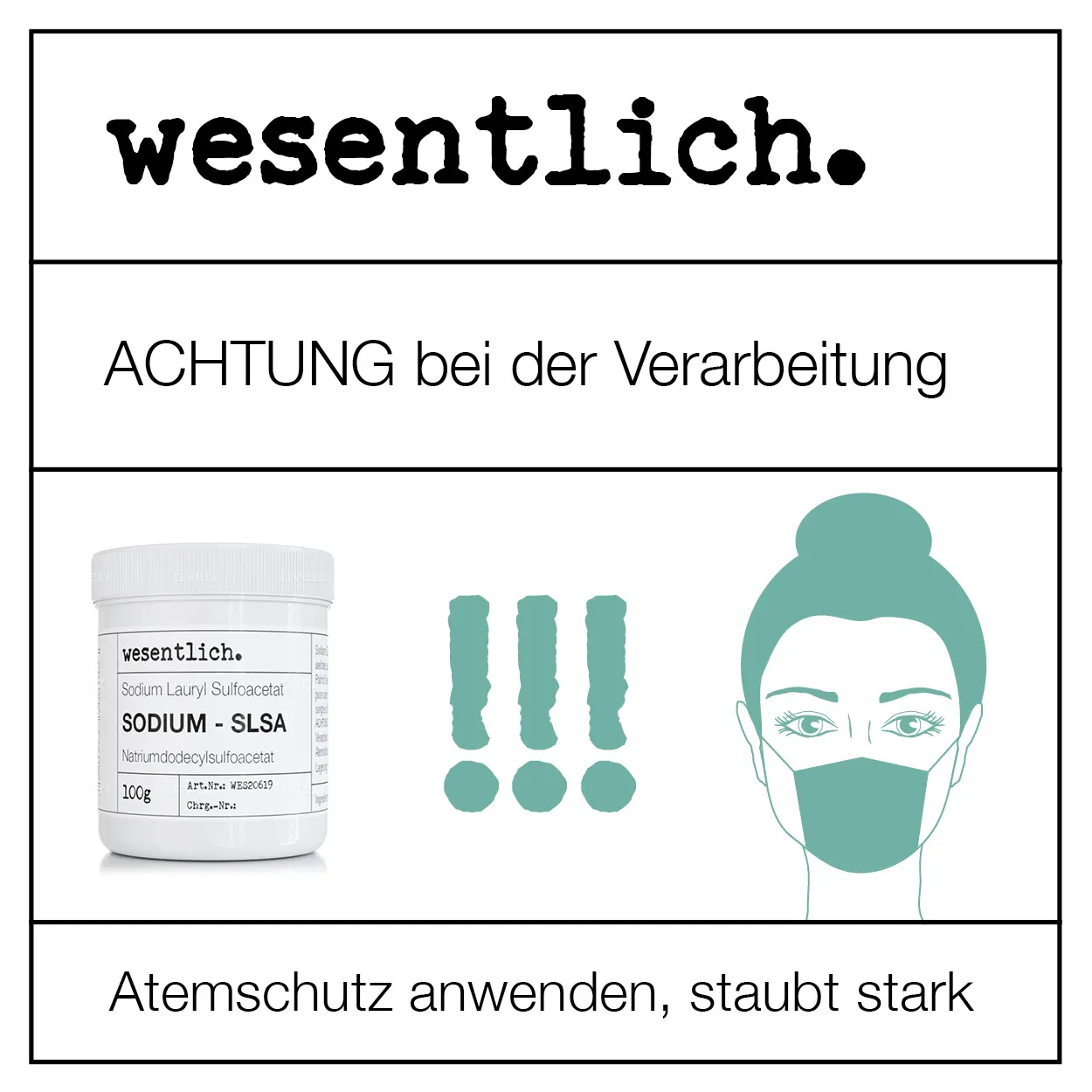 Sodium SLSA (Sodium Lauryl Sulfoacetate, pflanzliches Tensid