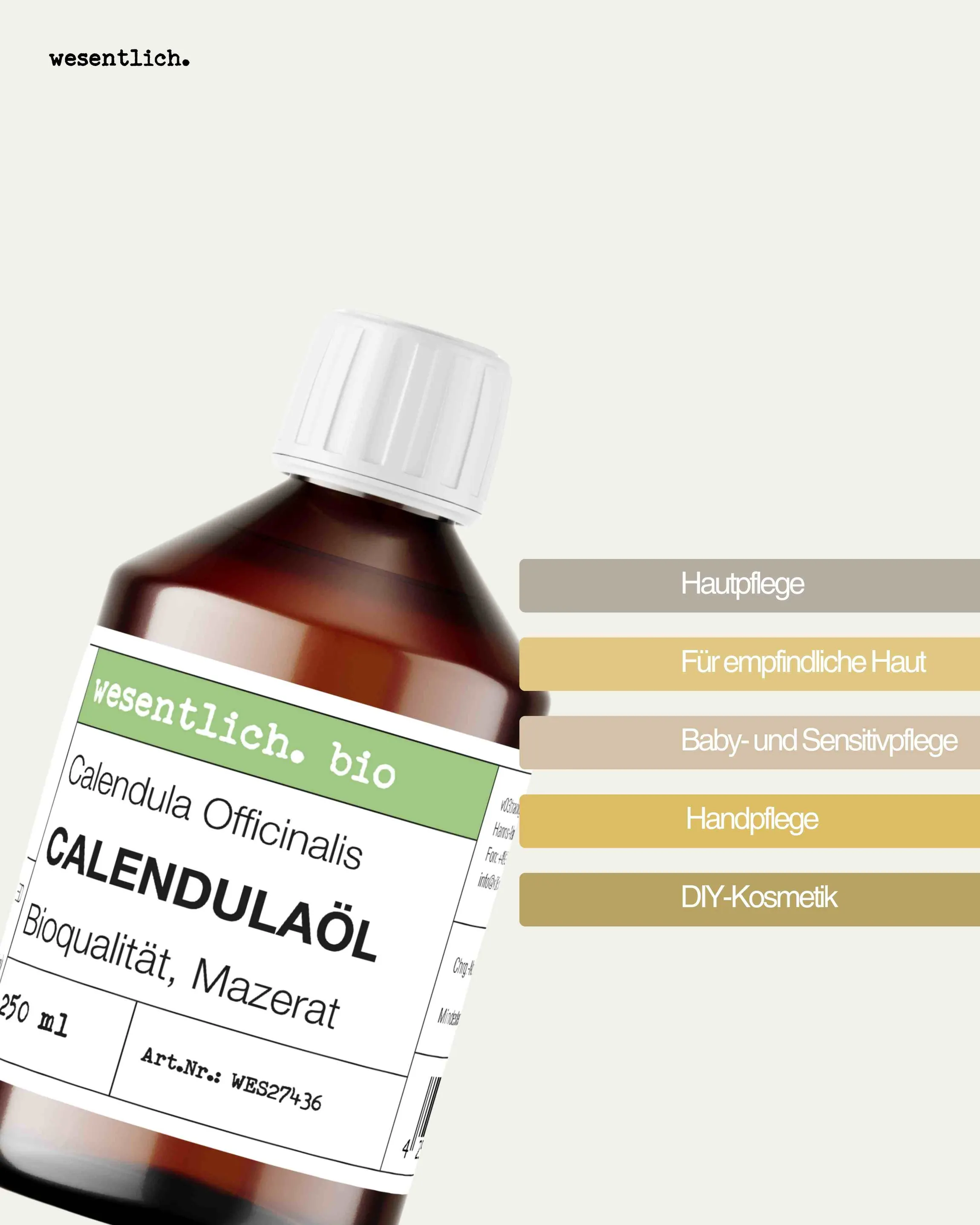 Calendulaöl bio 250ml