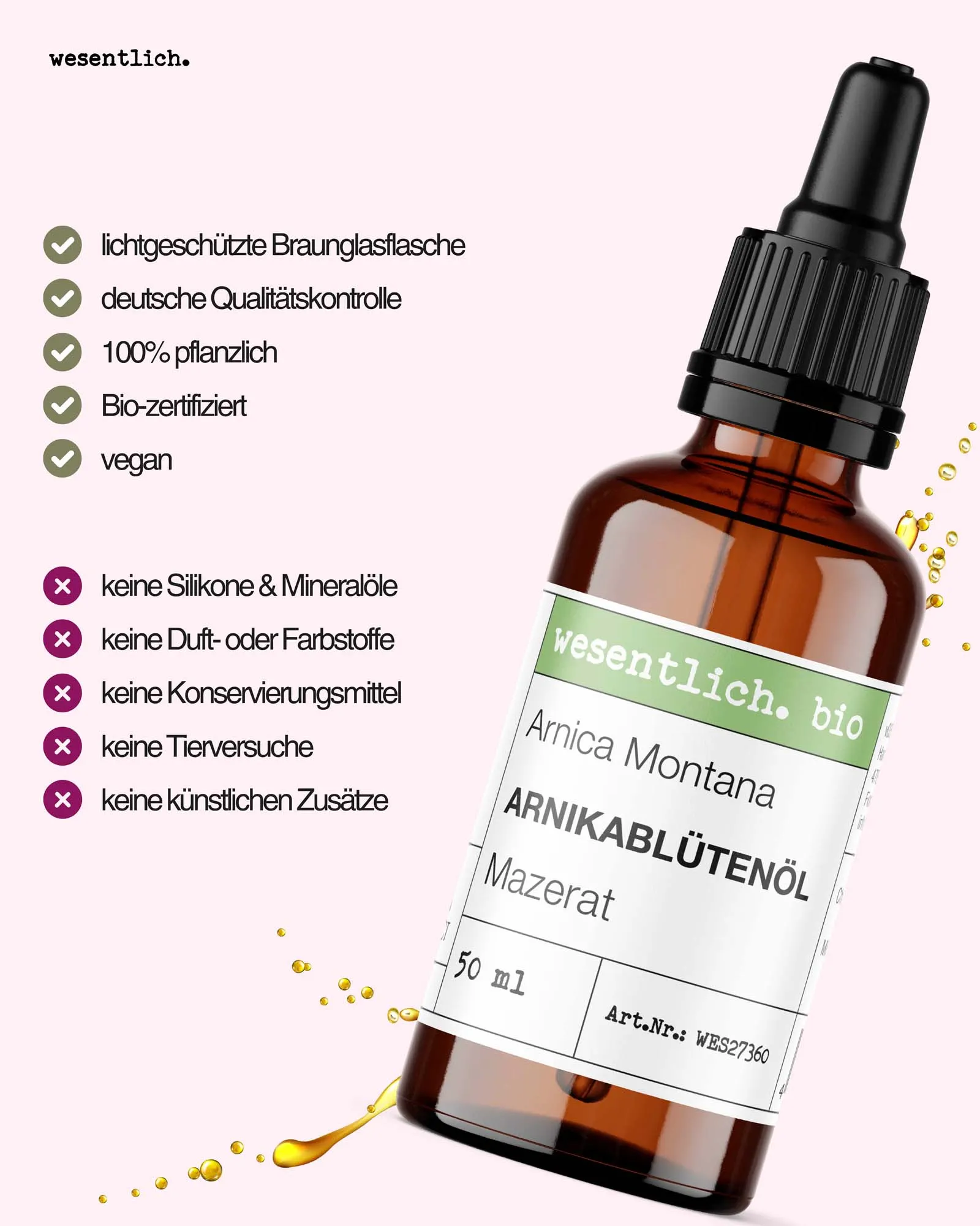 Arnikablütenöl bio 50ml