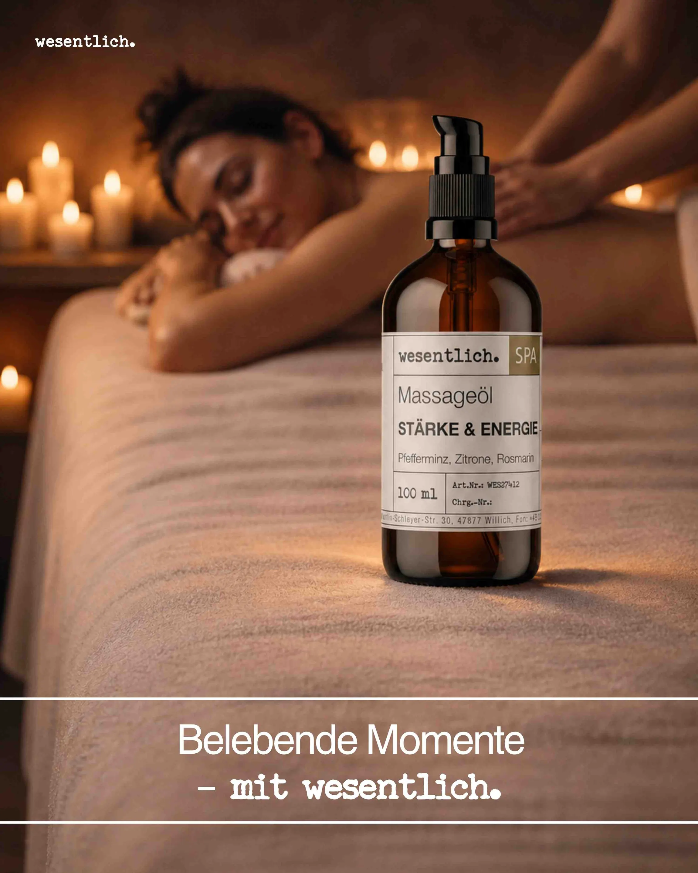 Massageöl "Stärke & Energie" 100ml