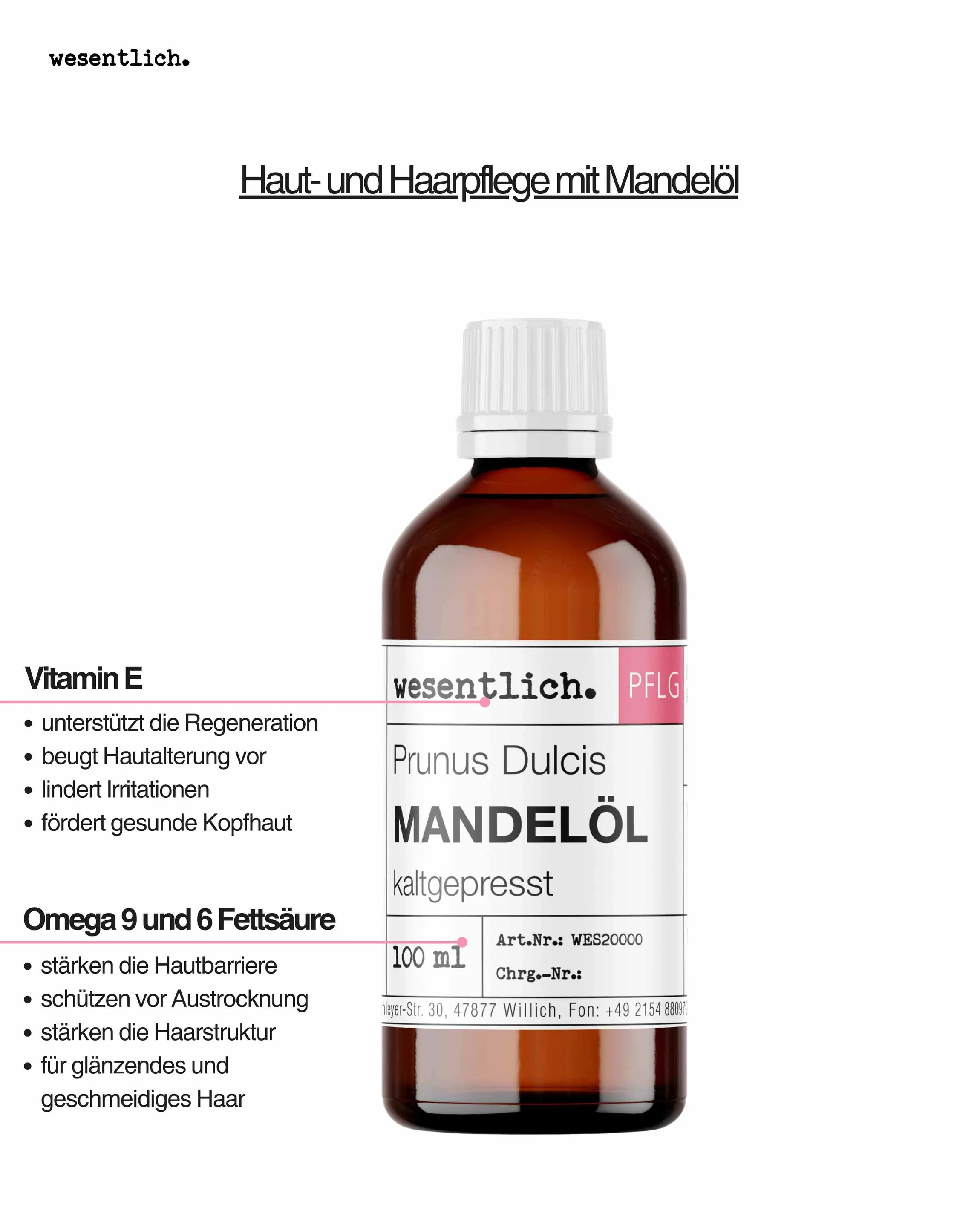 Mandelöl kaltgepresst 100ml