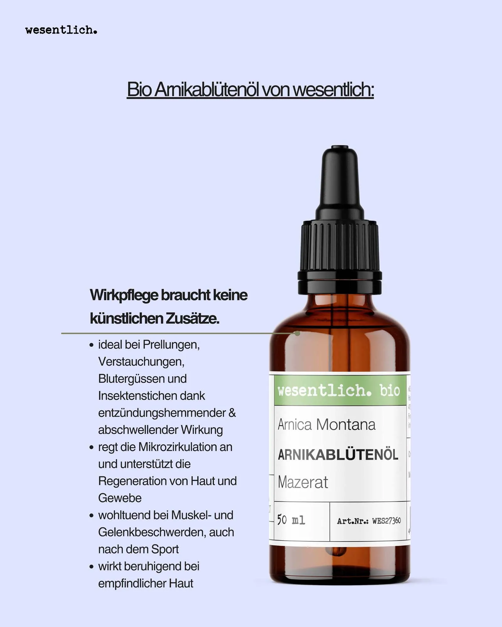 Arnikablütenöl bio 50ml