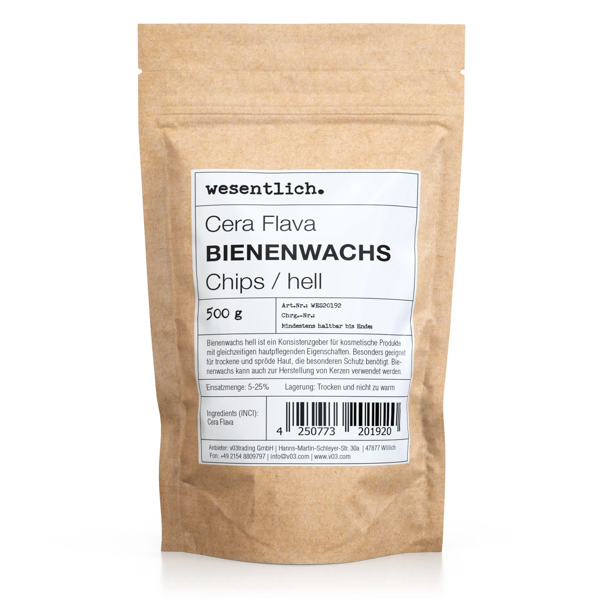 Bienenwachs hell 500g
