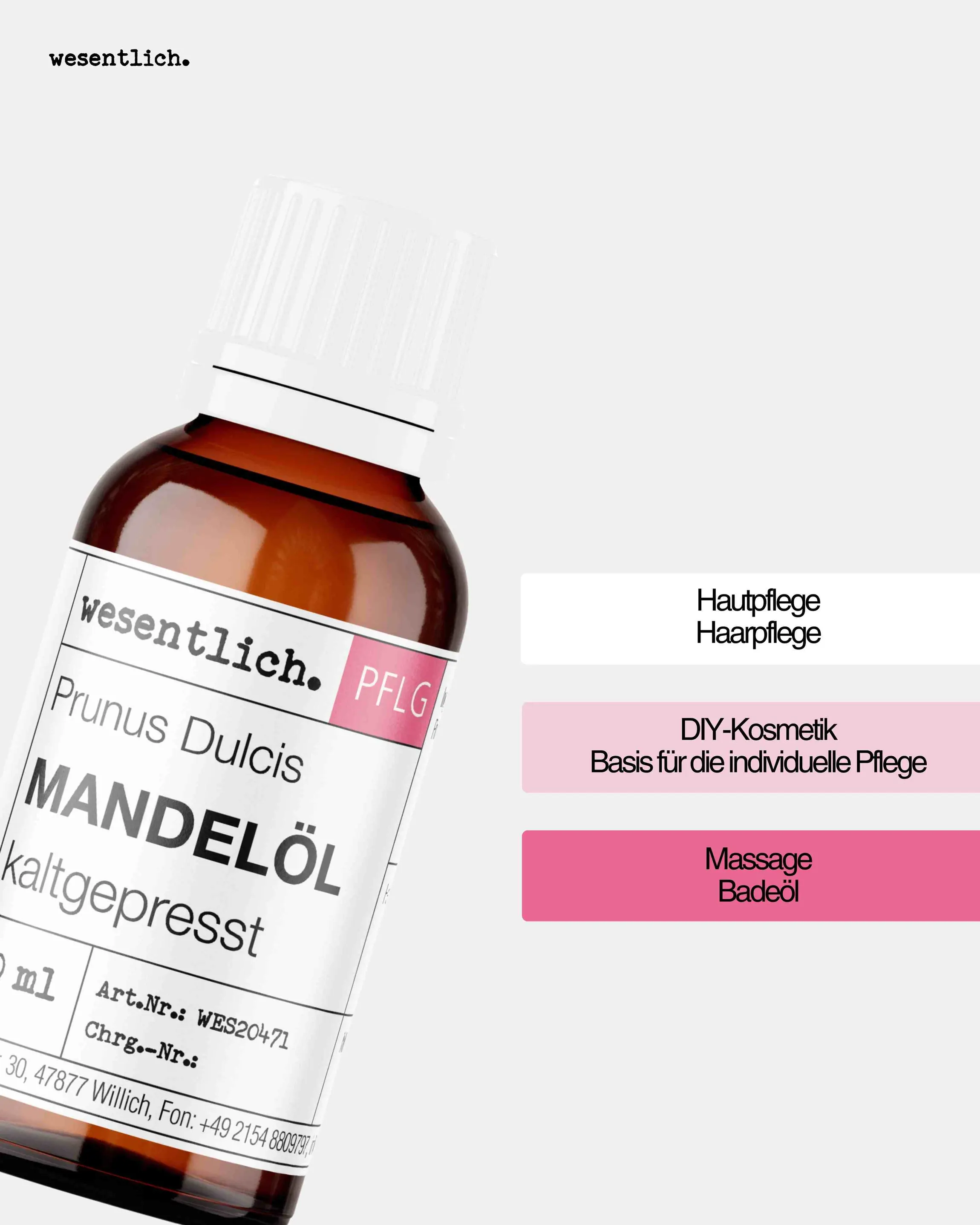 Mandelöl kaltgepresst 30ml