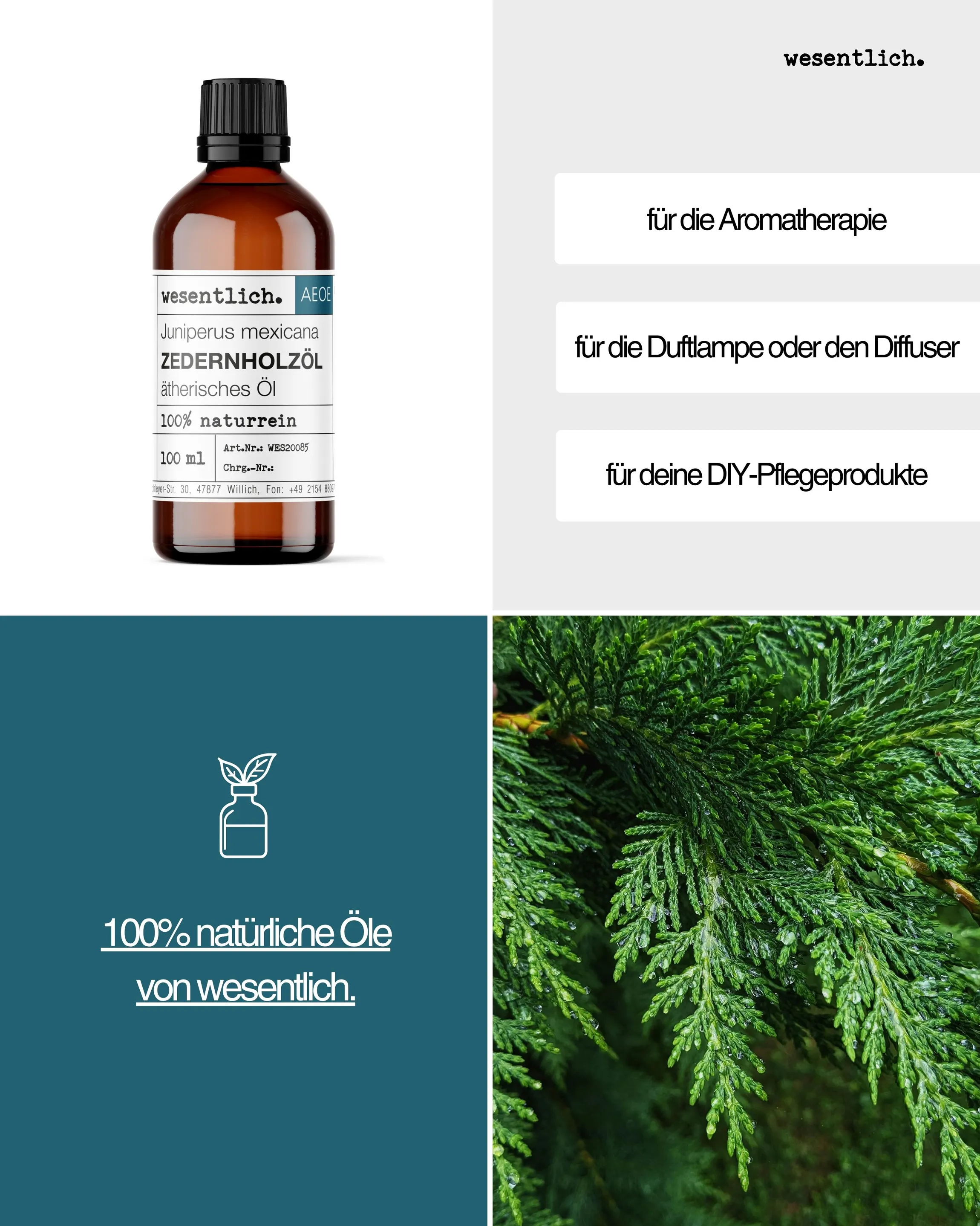 Zedernholzöl  100ml